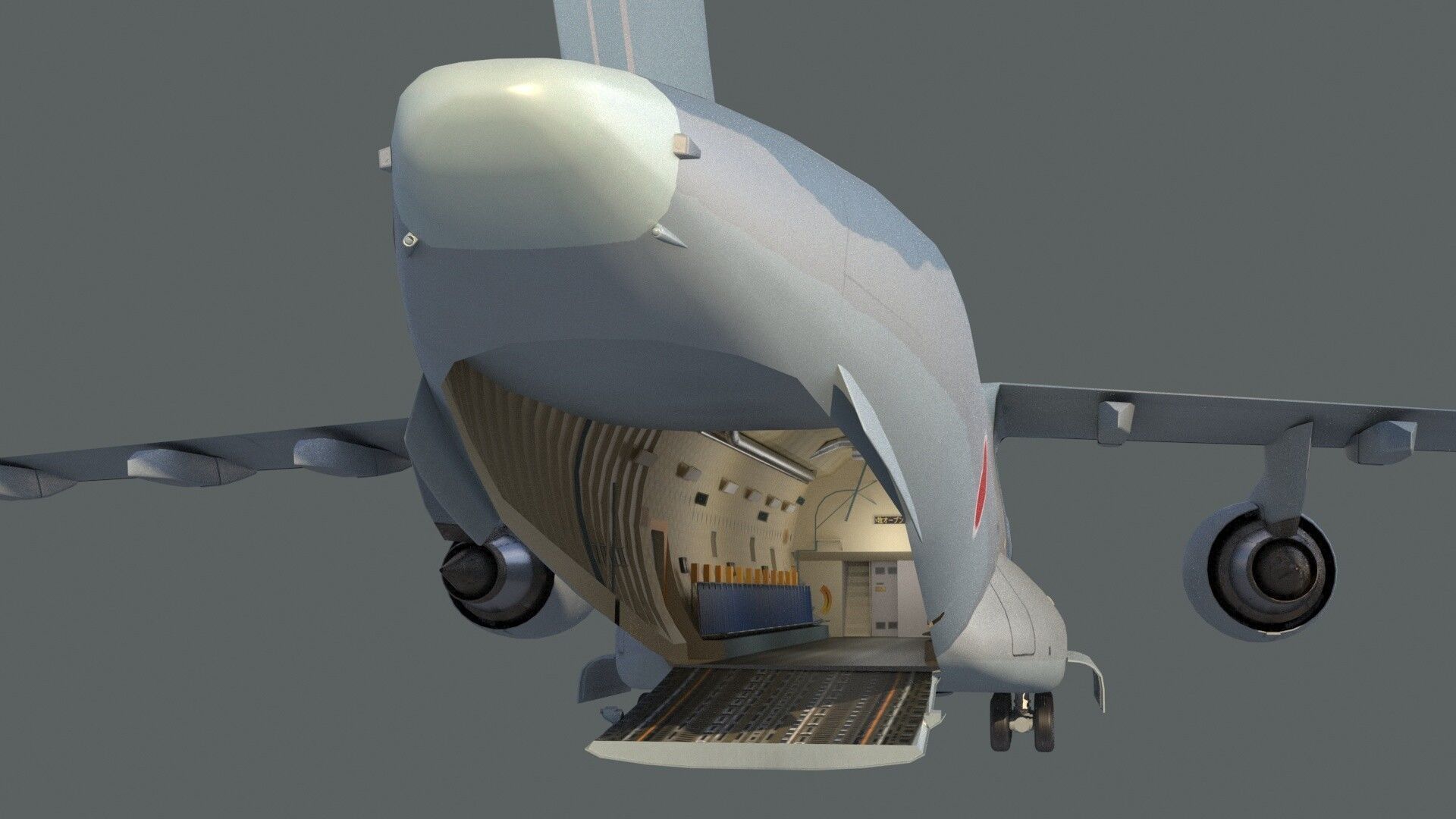 Kawasaki C-2 3D model_16