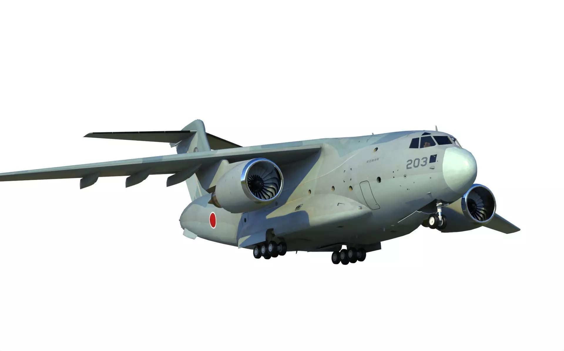Kawasaki C-2 3D model_0