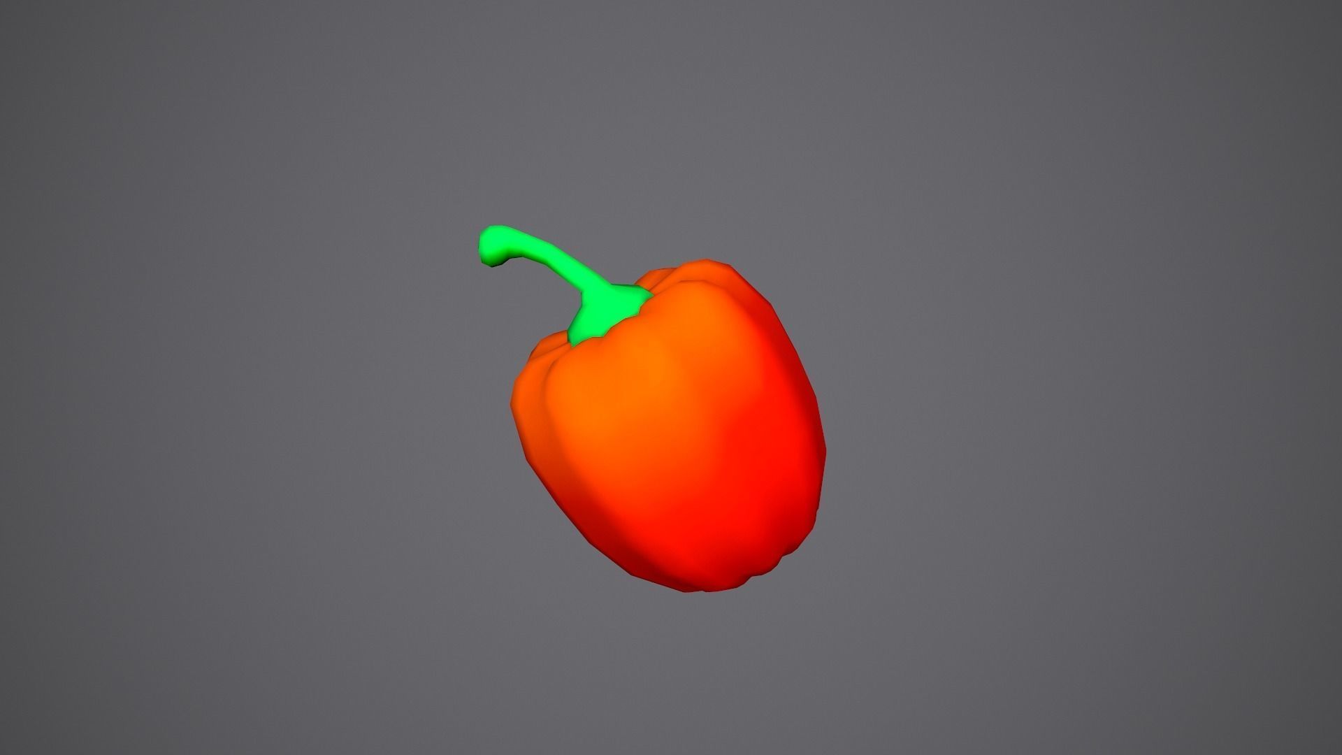 Peppers Toon Low-poly 3D model_4