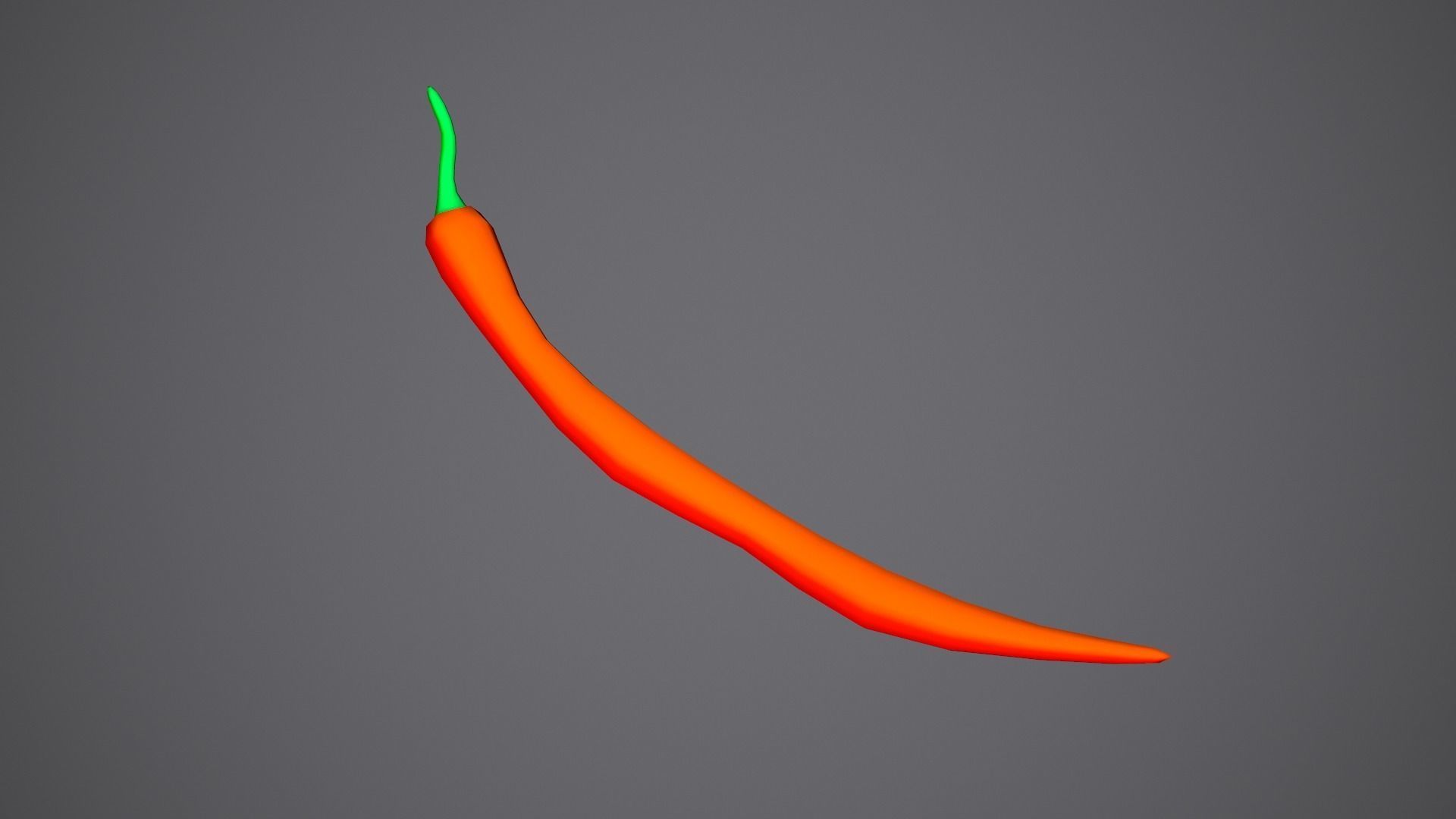 Peppers Toon Low-poly 3D model_7