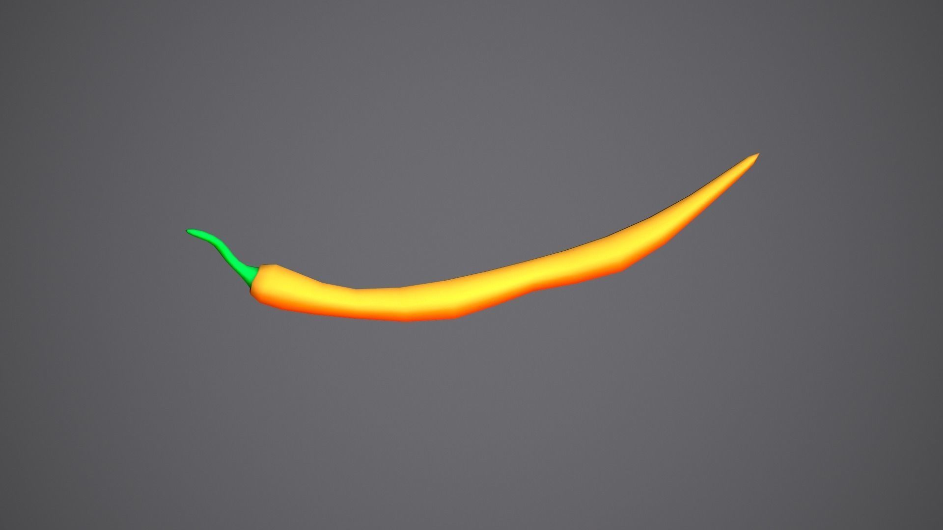 Peppers Toon Low-poly 3D model_10