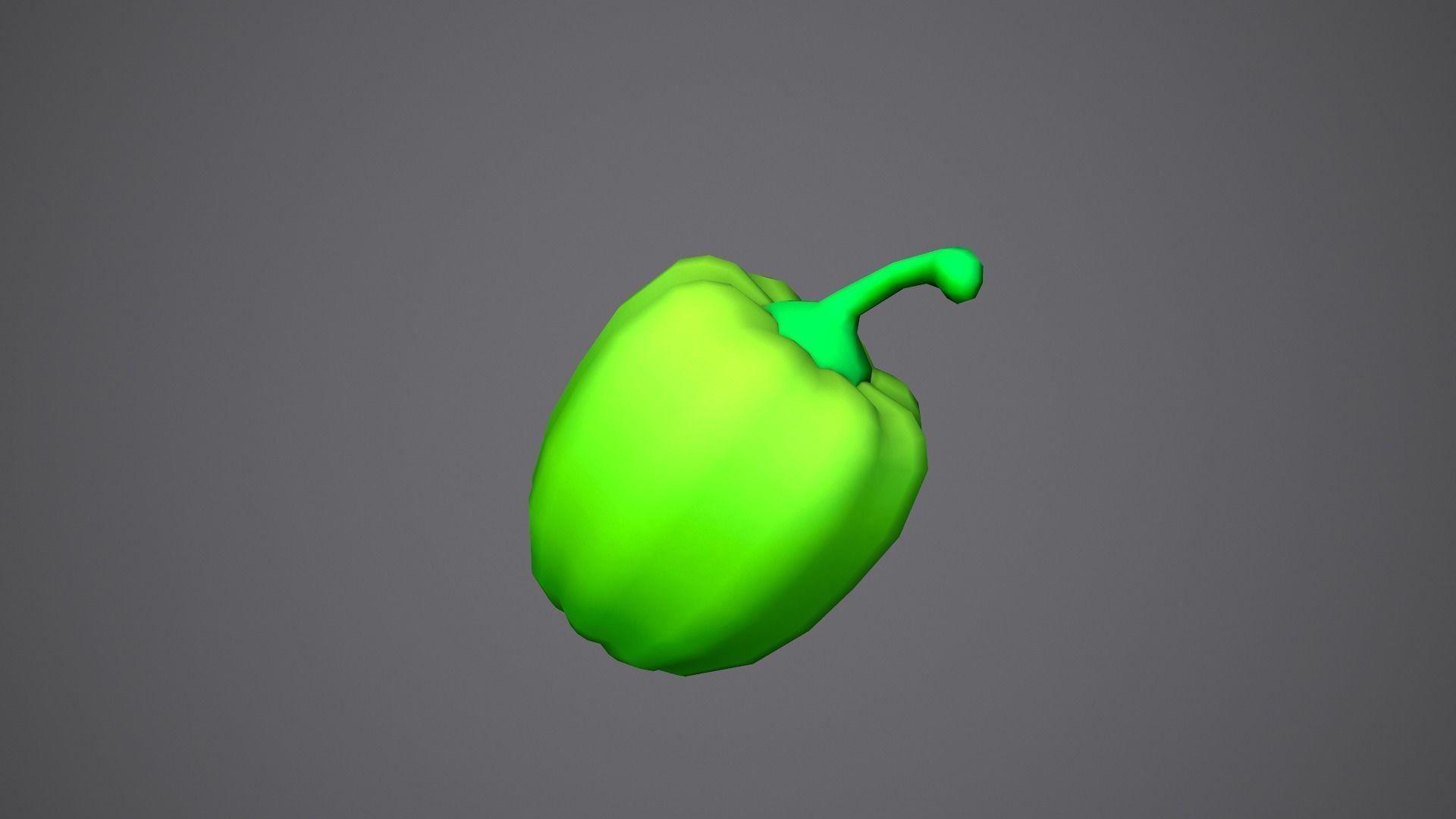 Peppers Toon Low-poly 3D model_5
