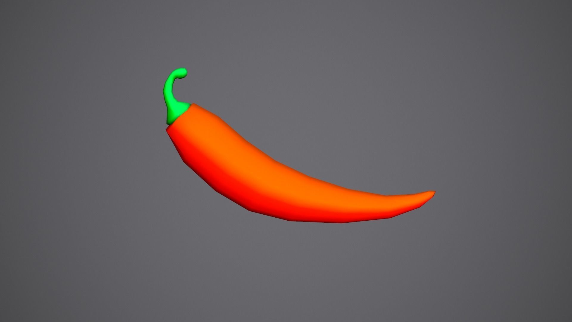 Peppers Toon Low-poly 3D model_12