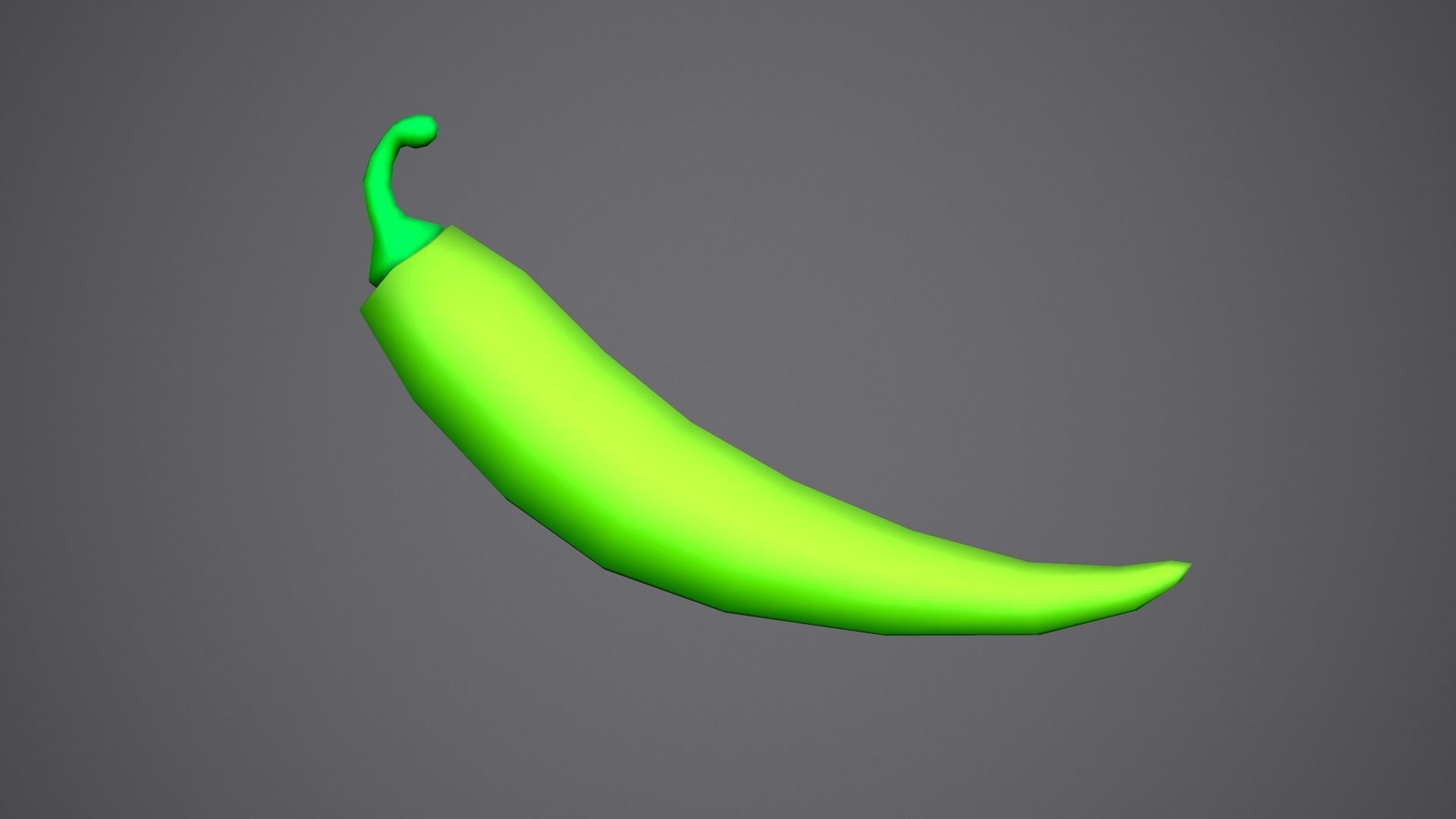 Peppers Toon Low-poly 3D model_9