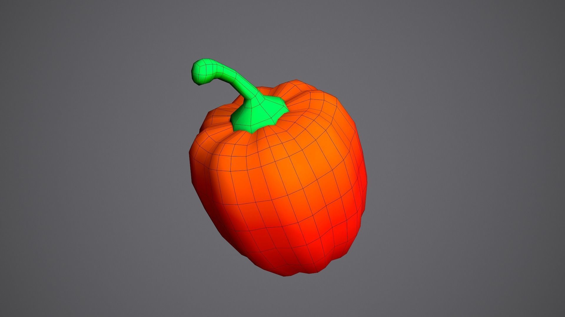 Peppers Toon Low-poly 3D model_14