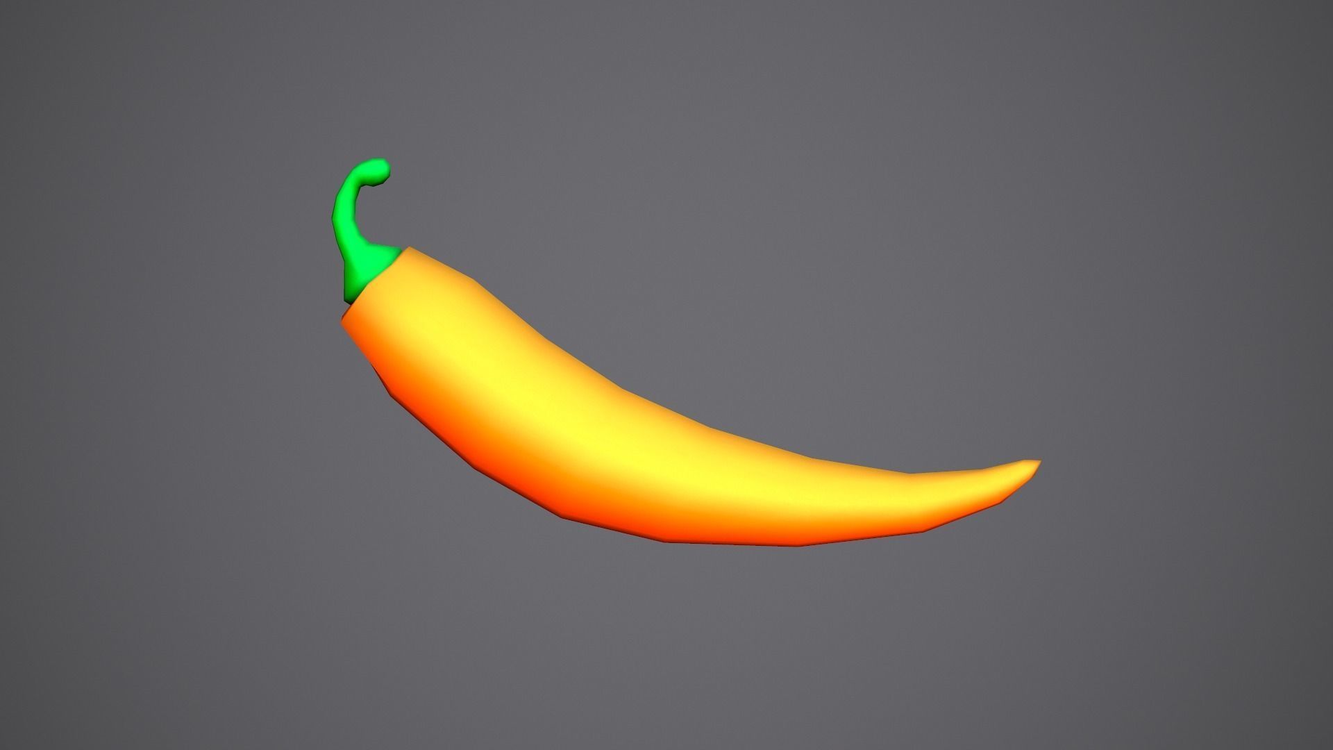Peppers Toon Low-poly 3D model_8