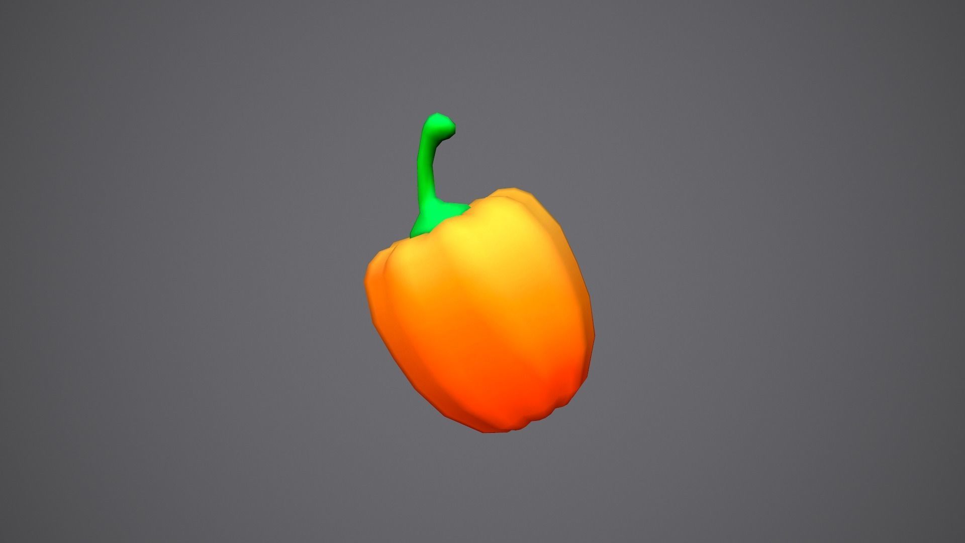Peppers Toon Low-poly 3D model_6