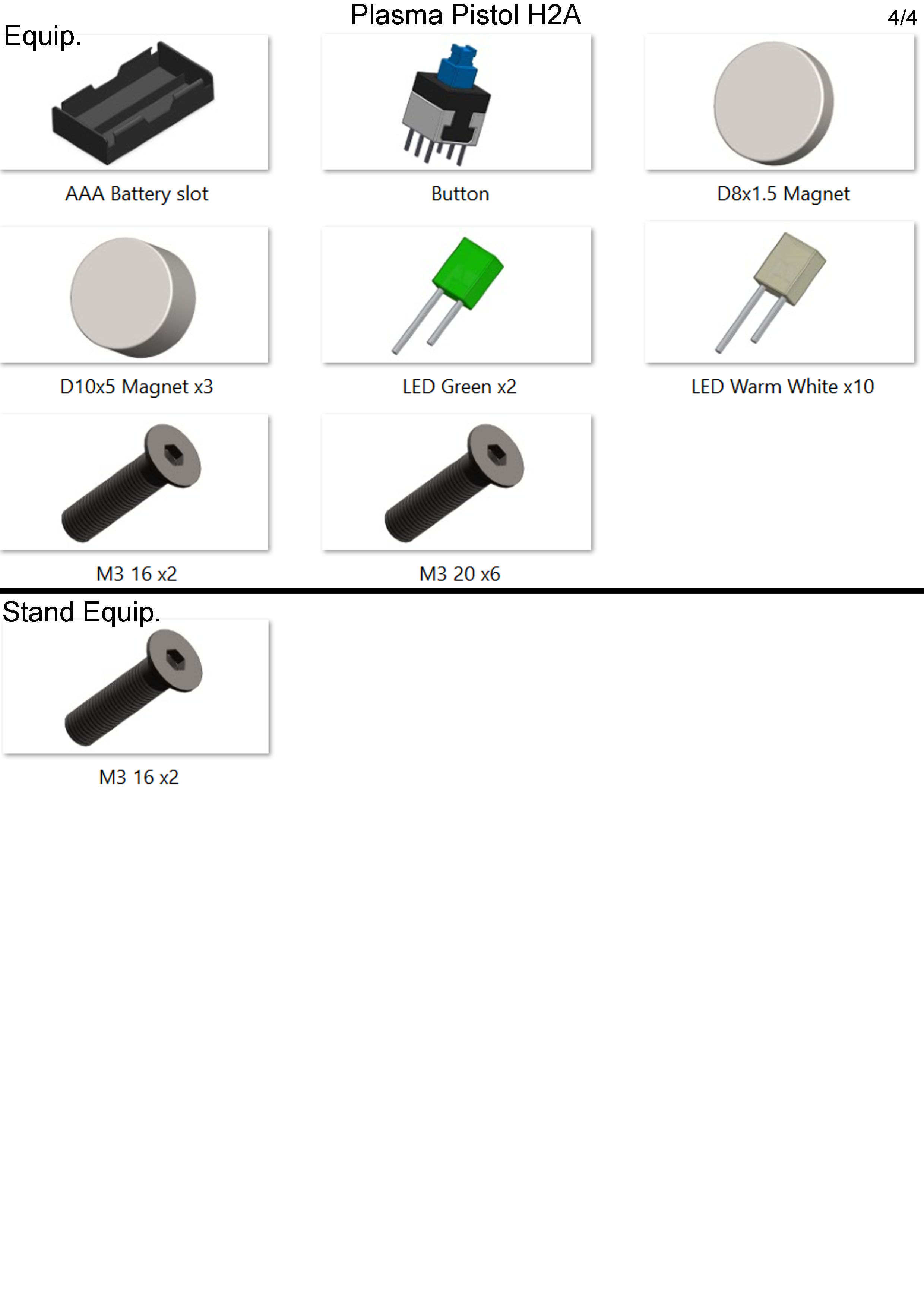 H2A Plasma Cannon - Halo - Printable 3d model - STL 3D print model_9