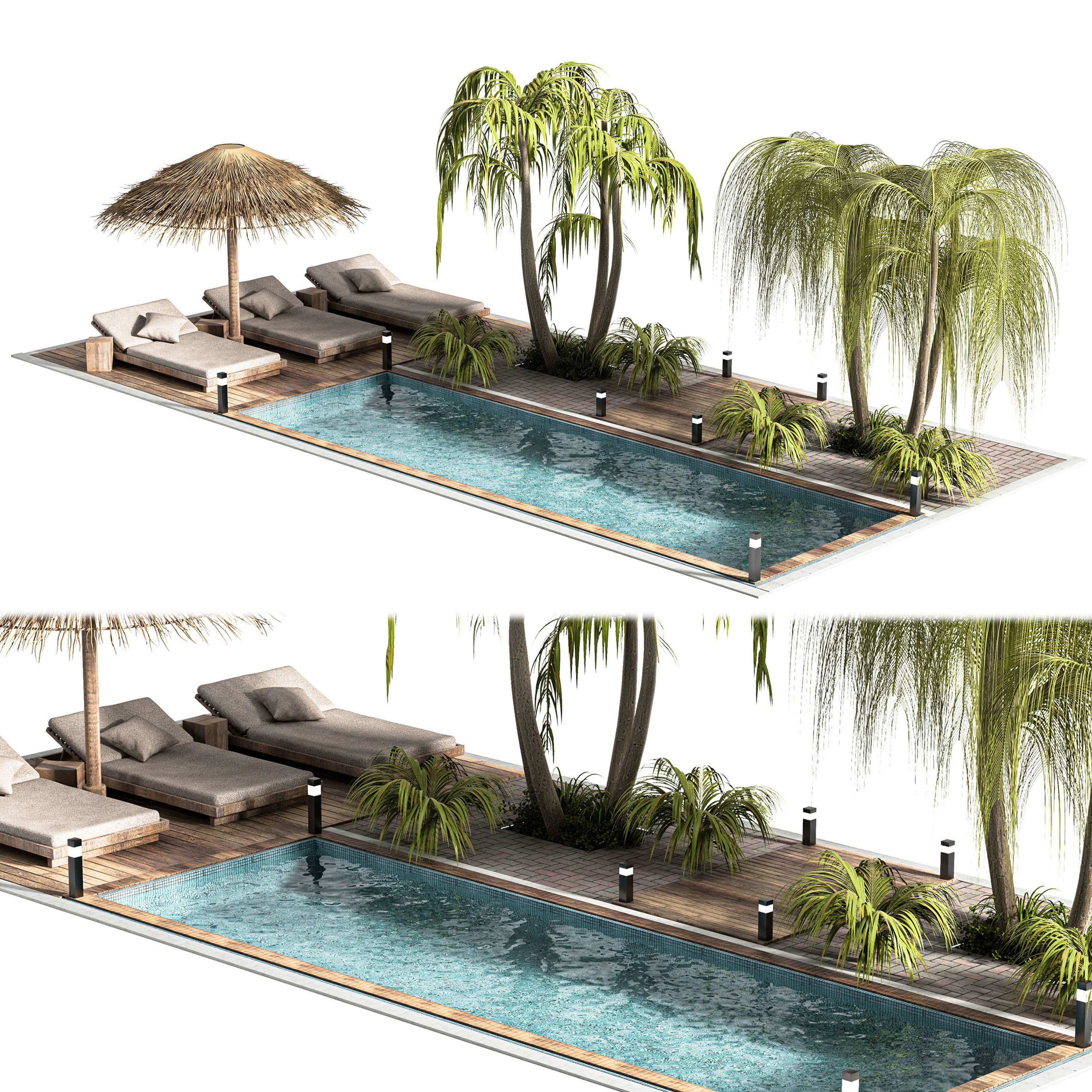 Swimming Pools Your Backyard 3D model_0