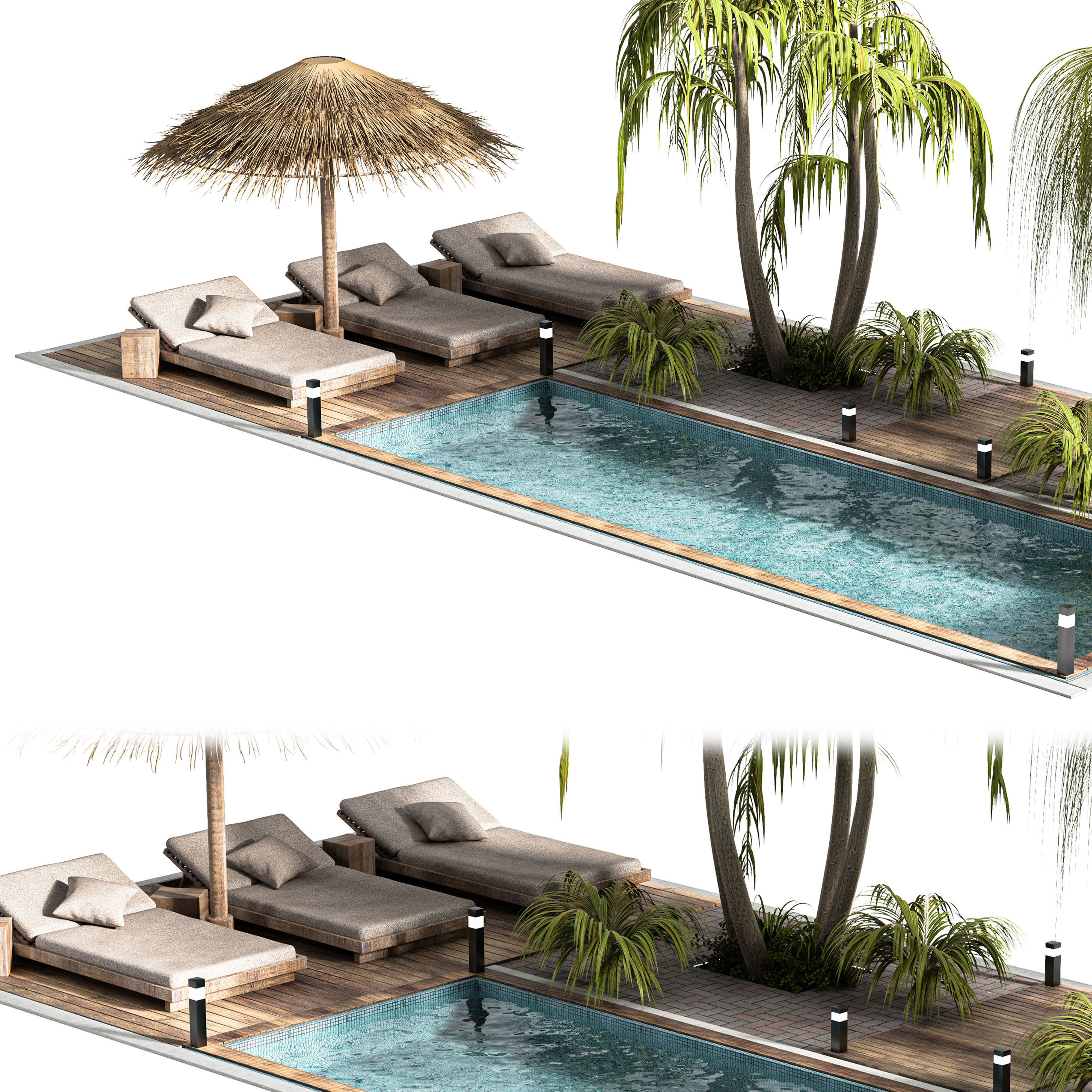 Swimming Pools Your Backyard 3D model_2