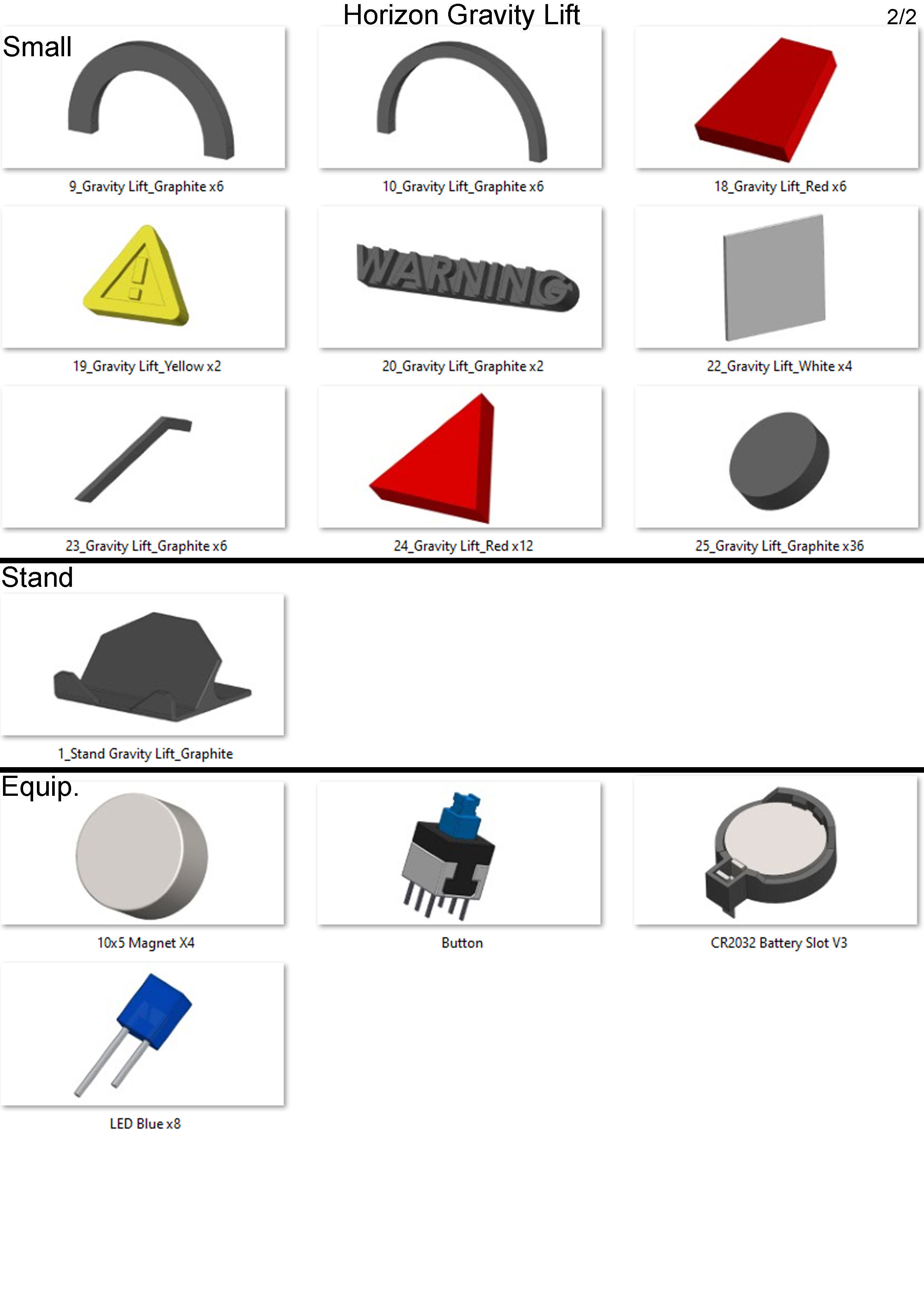 Gravity Lift - APEX - Printable 3d model - STL 3D print model_12