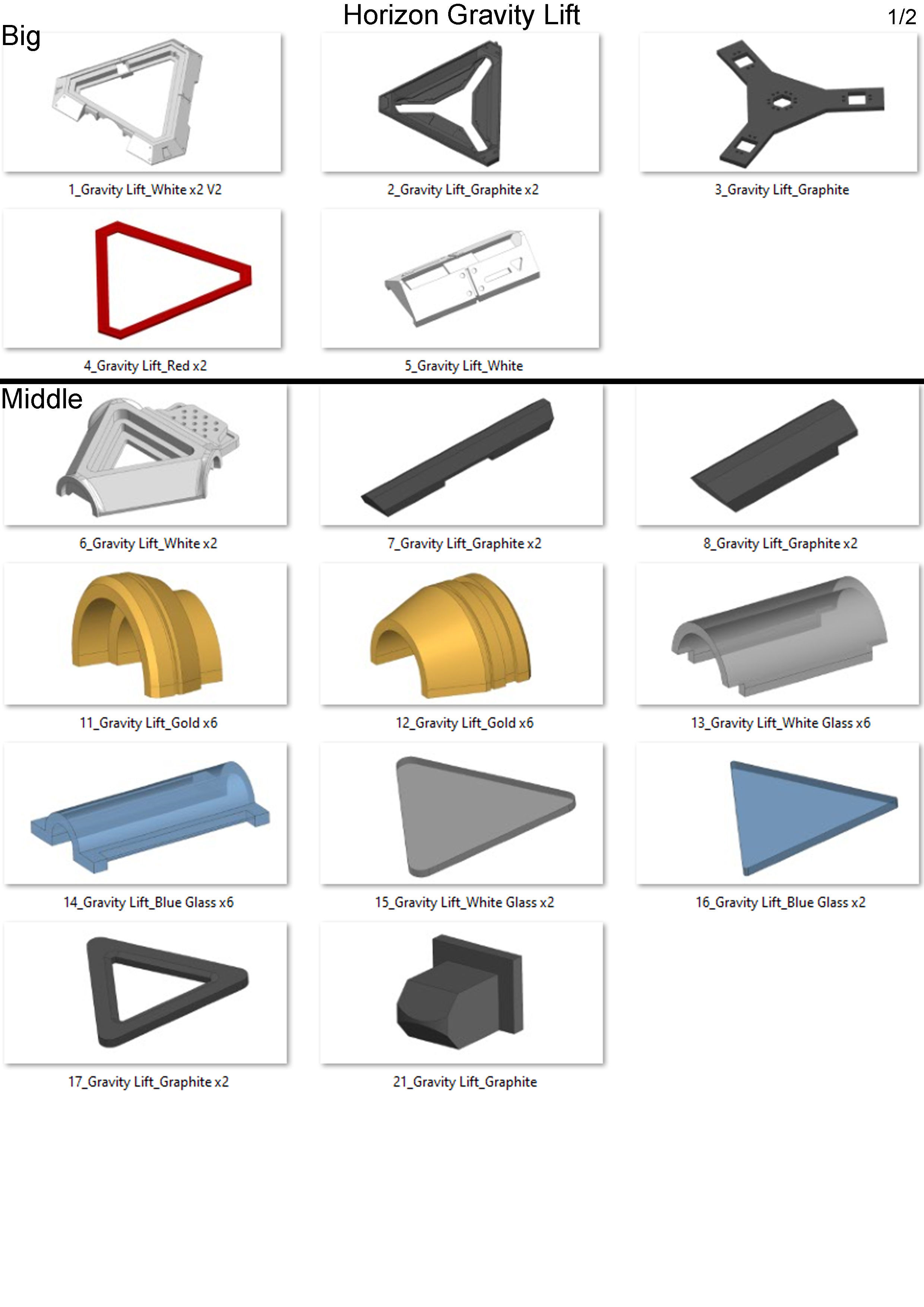 Gravity Lift - APEX - Printable 3d model - STL 3D print model_11