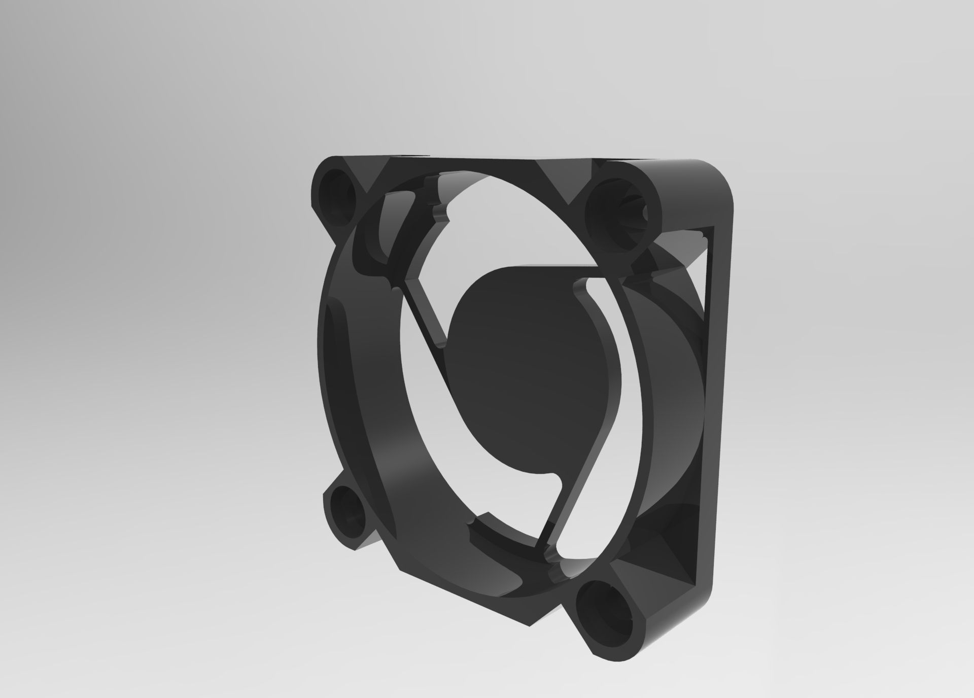 Fans Corsair Low-poly 3D model_1