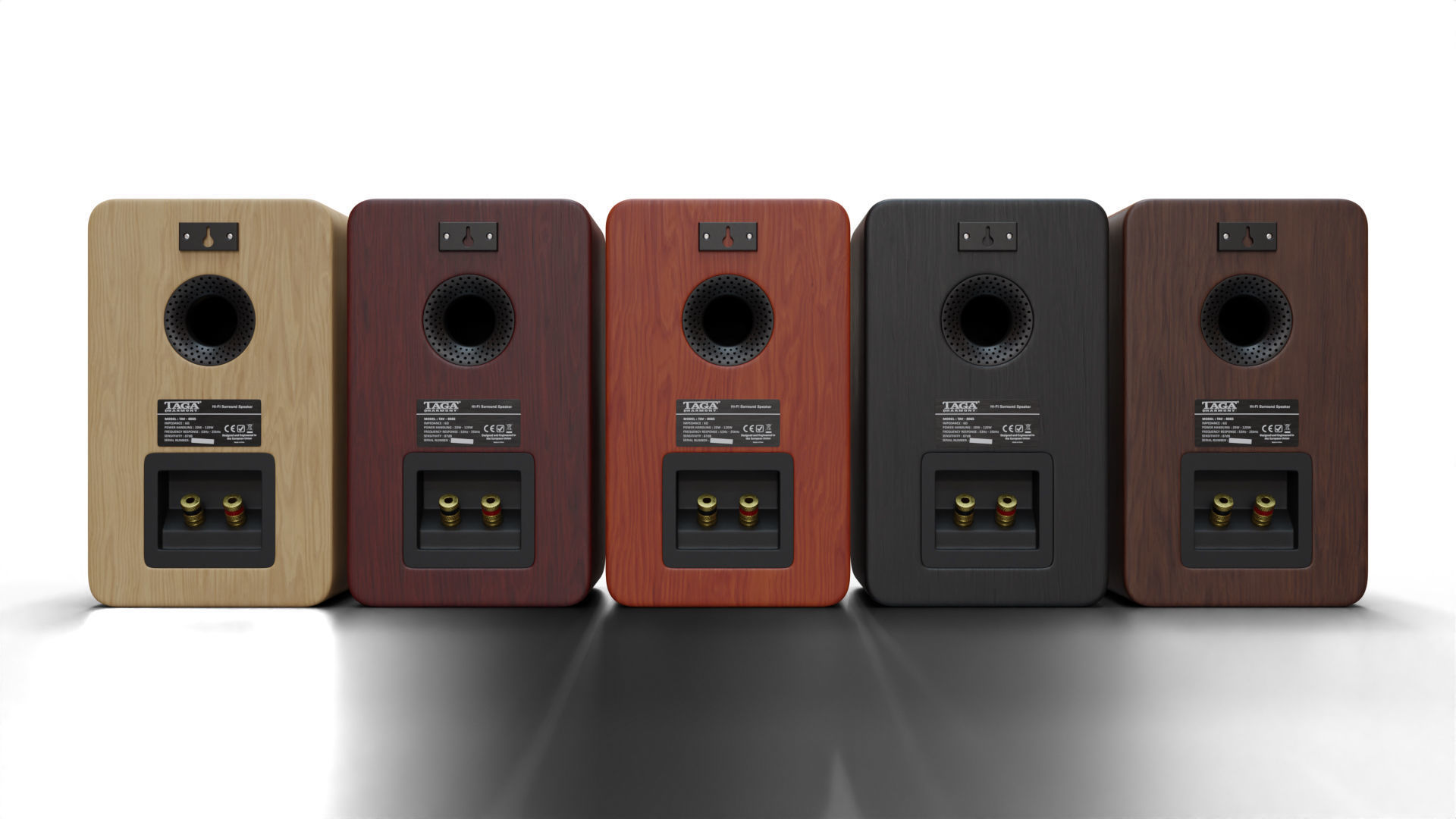 Taga Surround Speaker 5 Colors 3D model_2