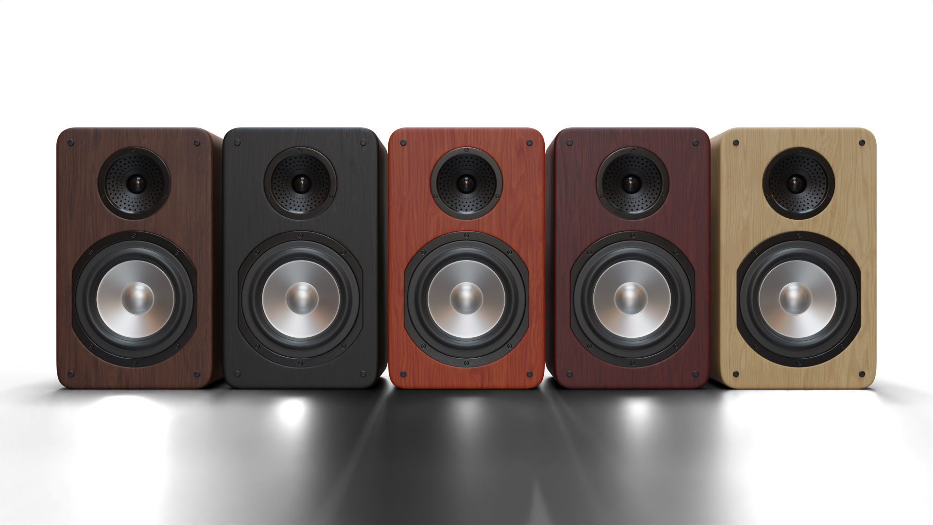 Taga Surround Speaker 5 Colors 3D model_1