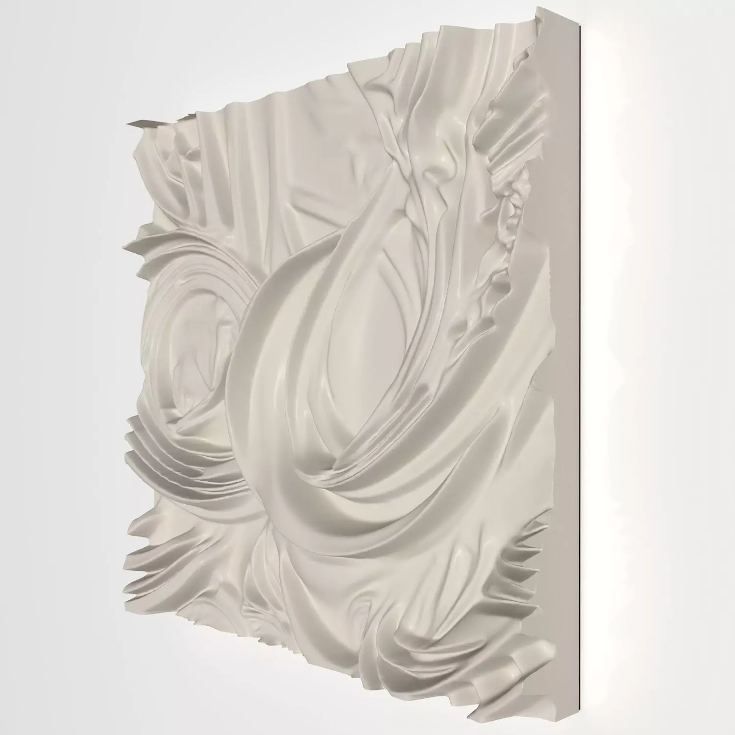 Wall Art Plaster Bas-Relief 3D print model_3