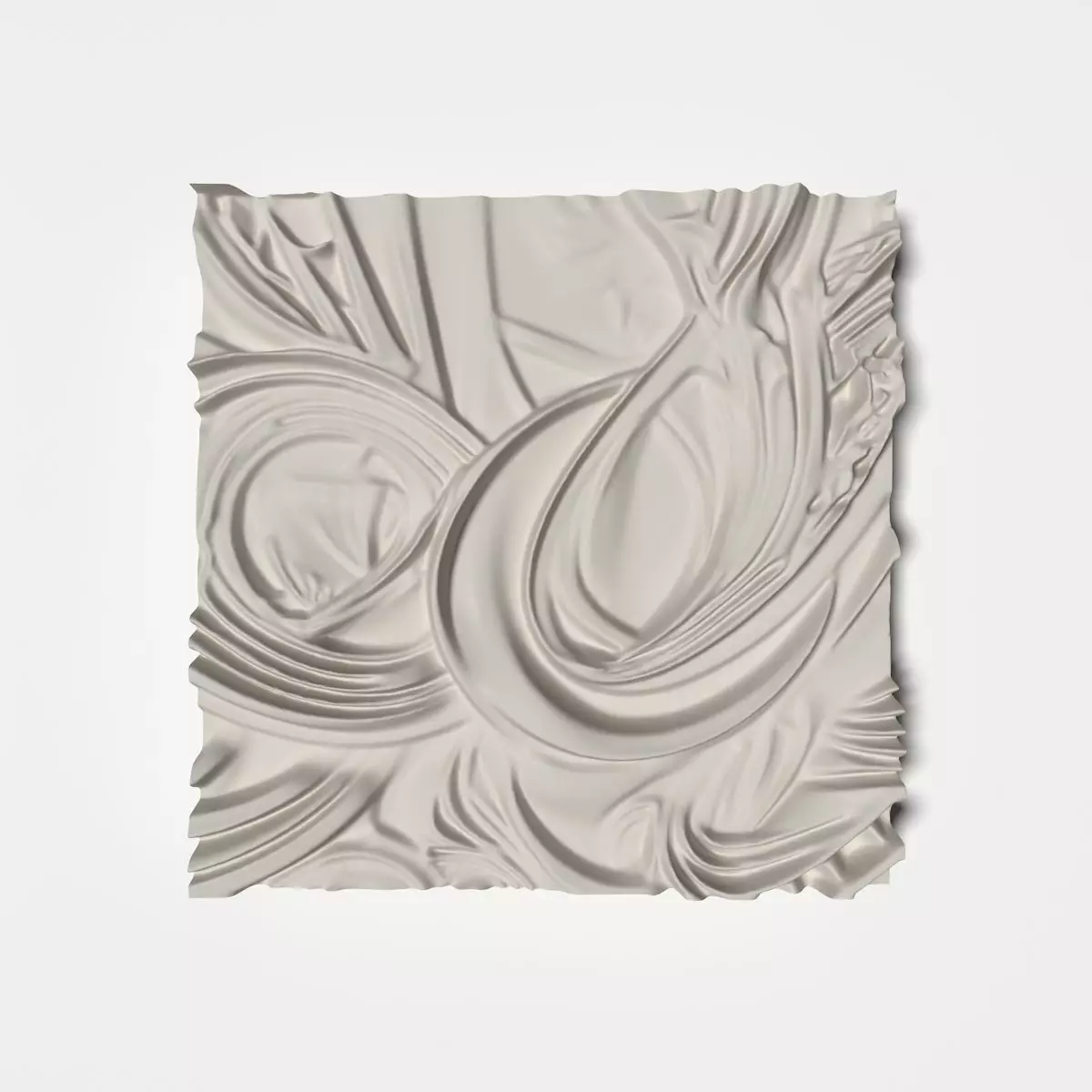Wall Art Plaster Bas-Relief 3D print model_2