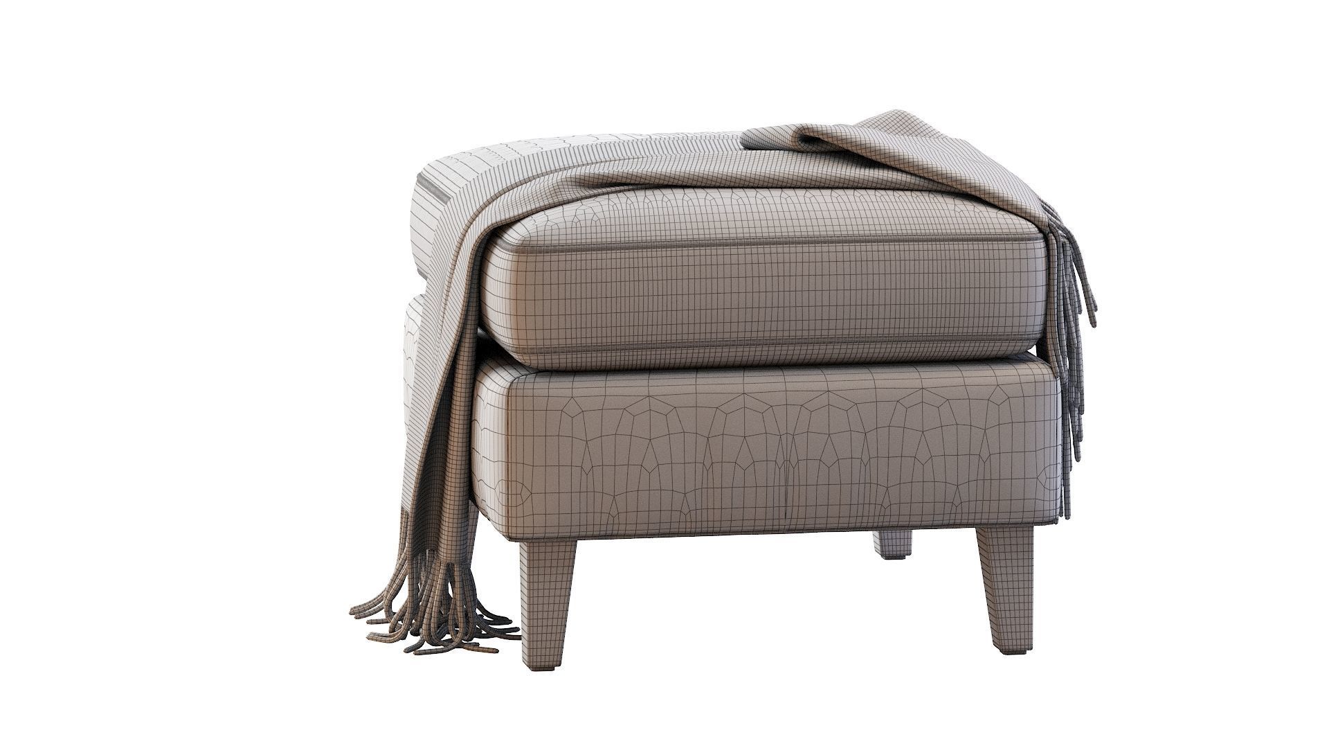 Pouf  Beverly  3D model_28