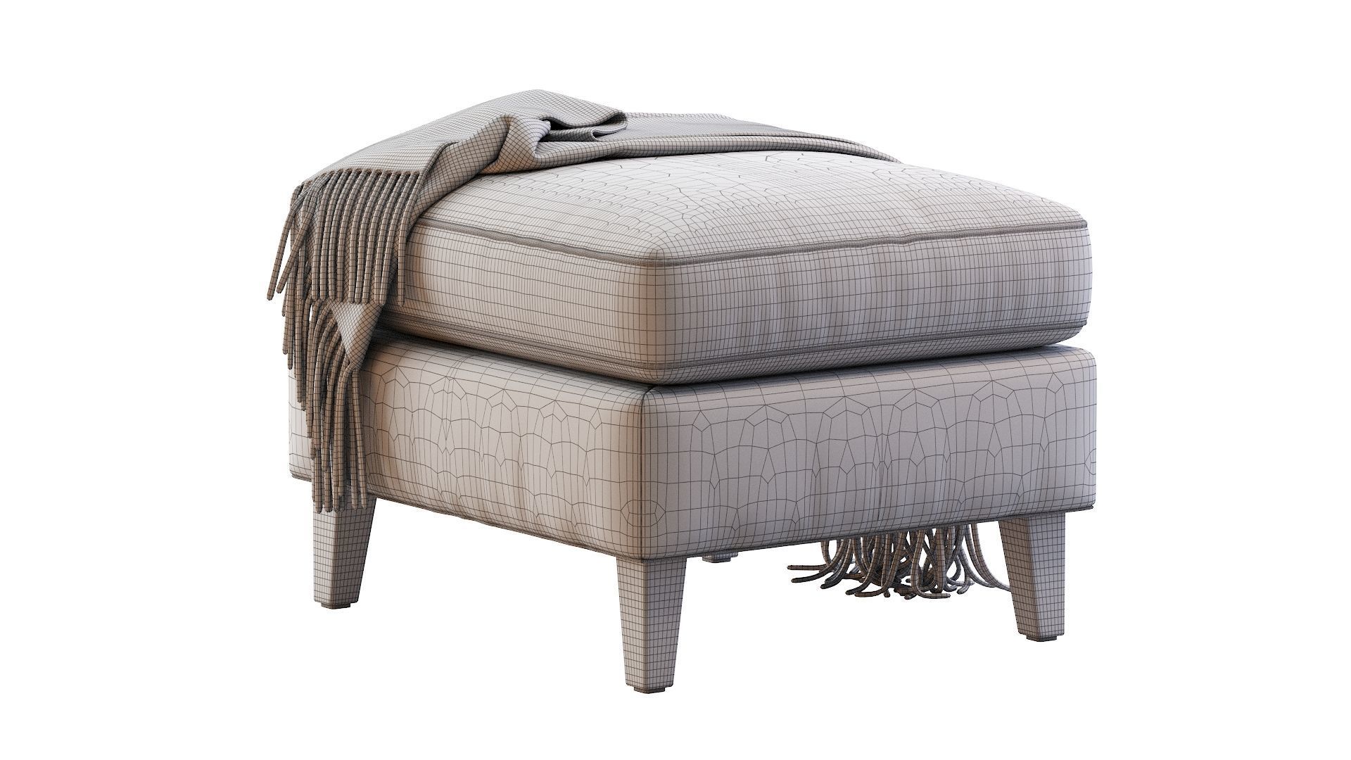 Pouf  Beverly  3D model_30