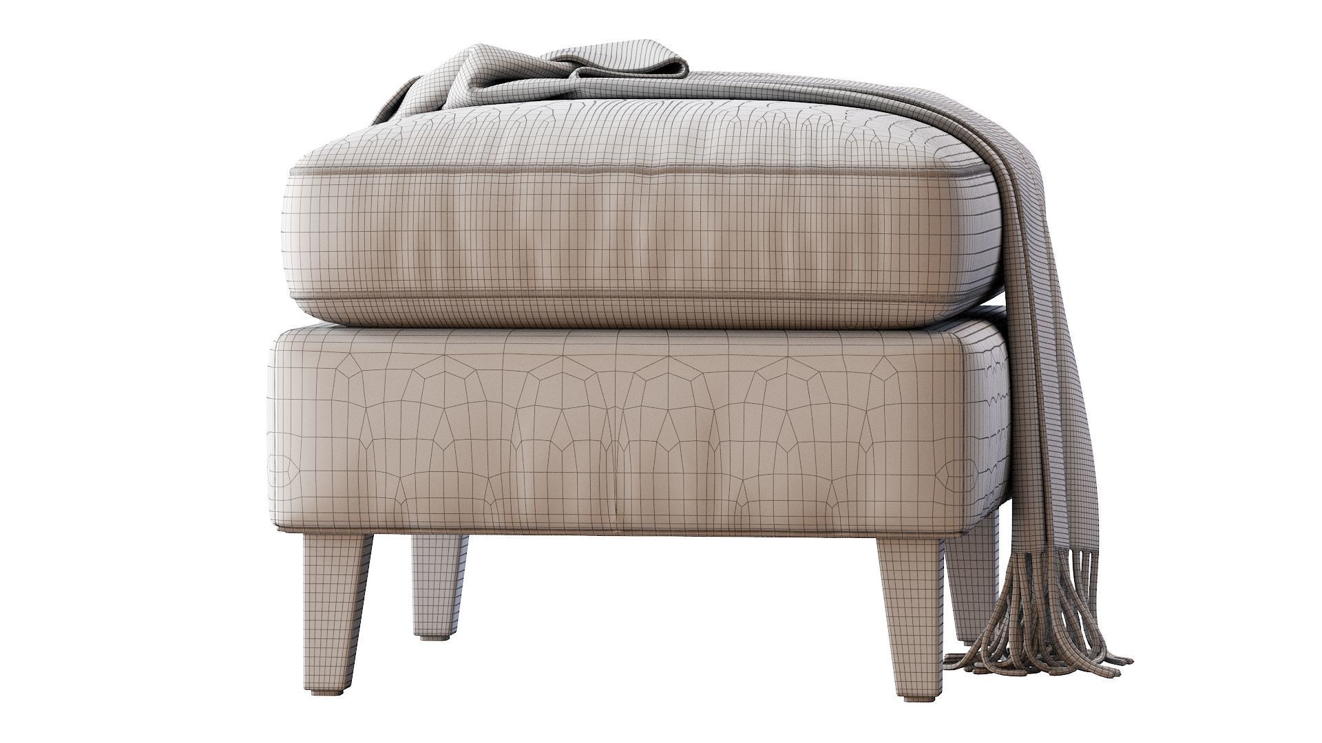 Pouf  Beverly  3D model_32