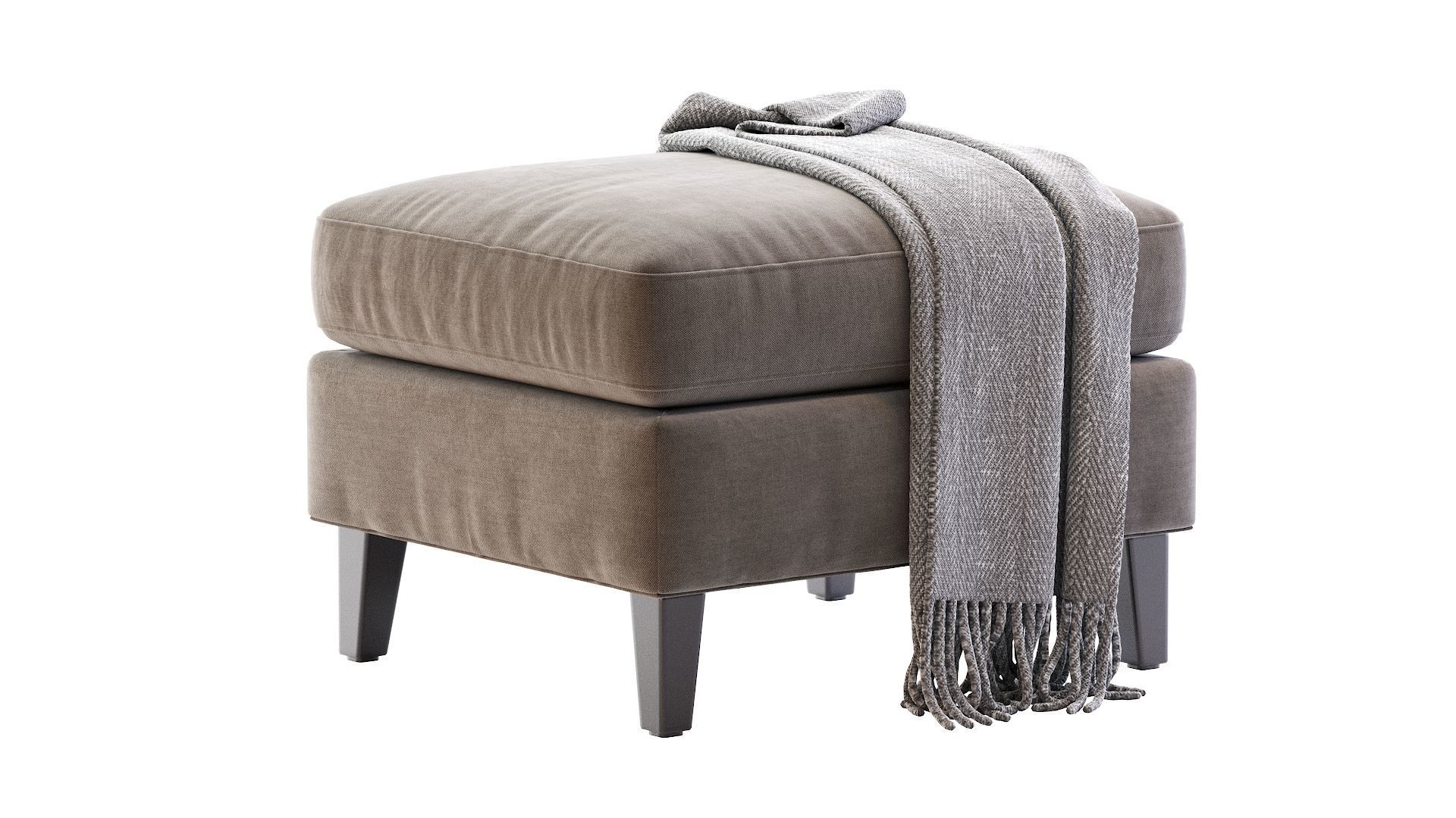 Pouf  Beverly  3D model_3