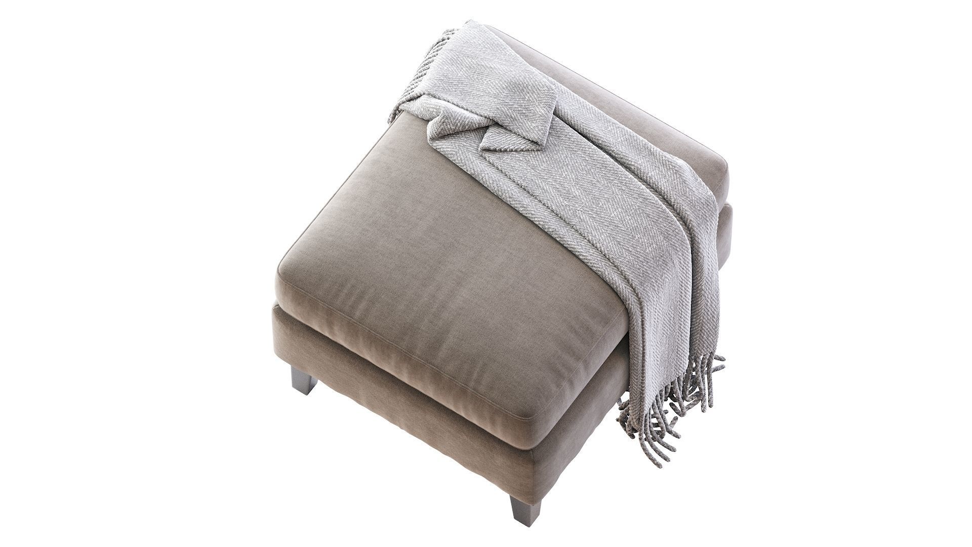 Pouf  Beverly  3D model_23