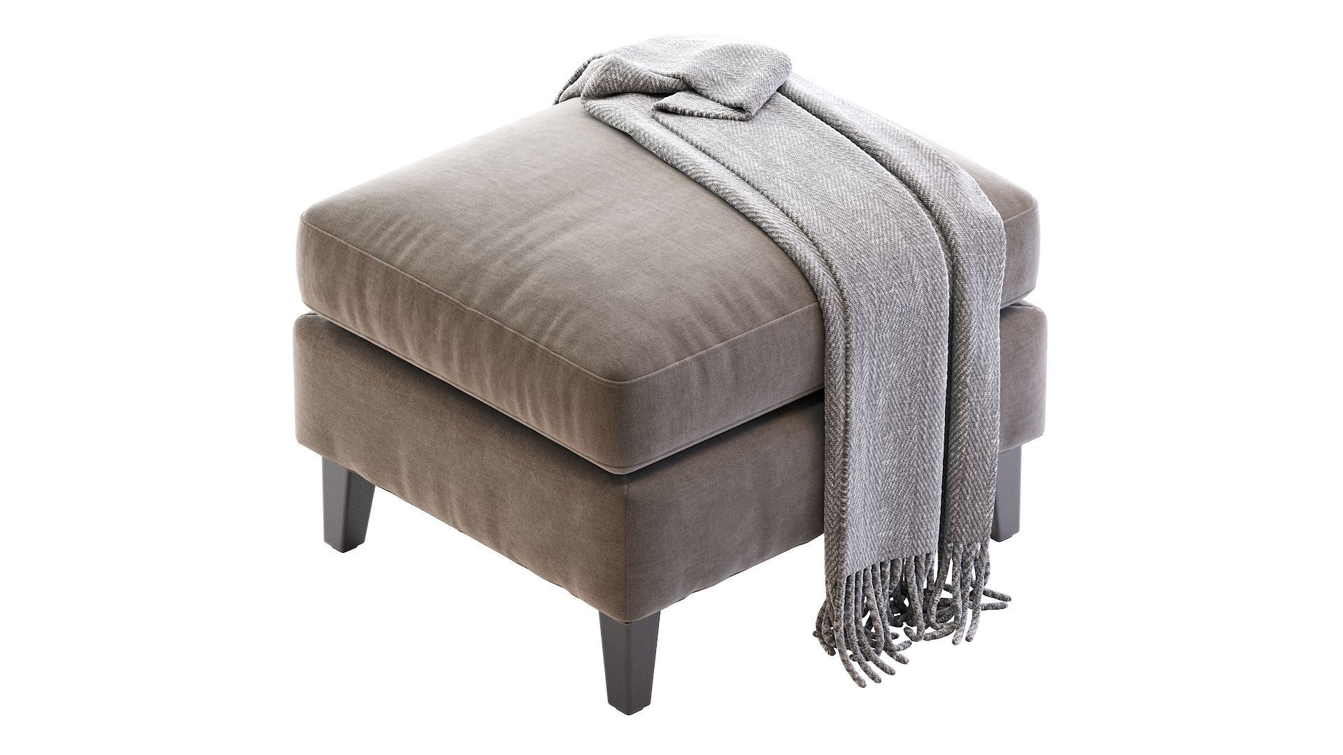 Pouf  Beverly  3D model_19