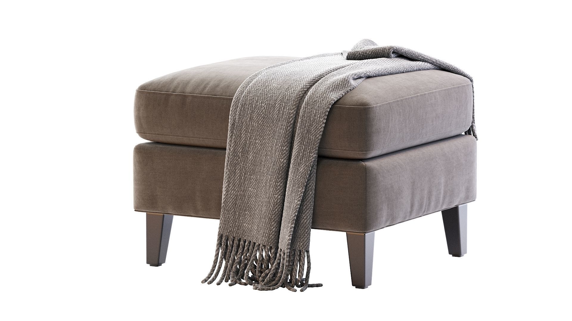 Pouf  Beverly  3D model_7