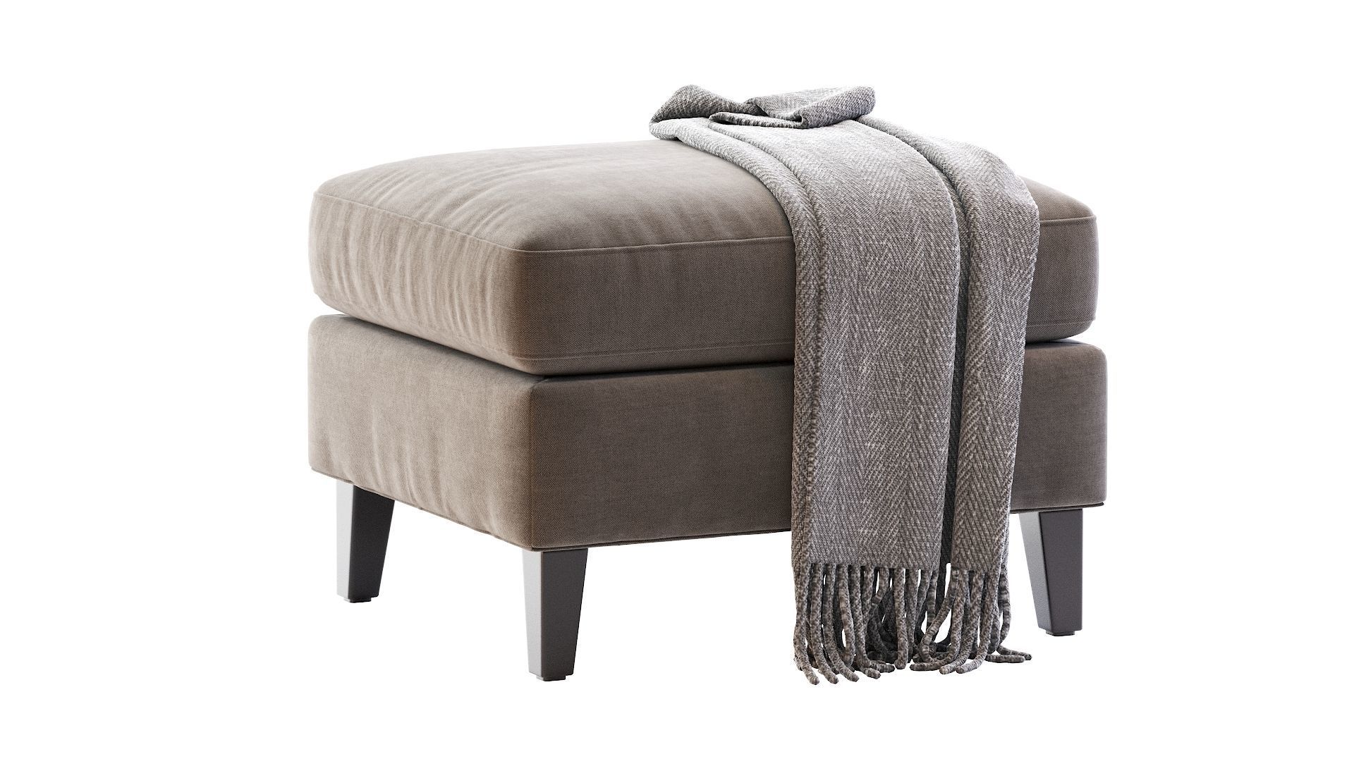 Pouf  Beverly  3D model_4