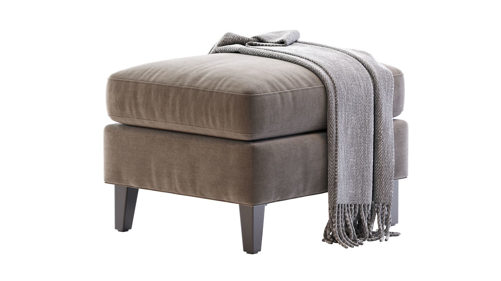 Pouf  Beverly  3D model_1