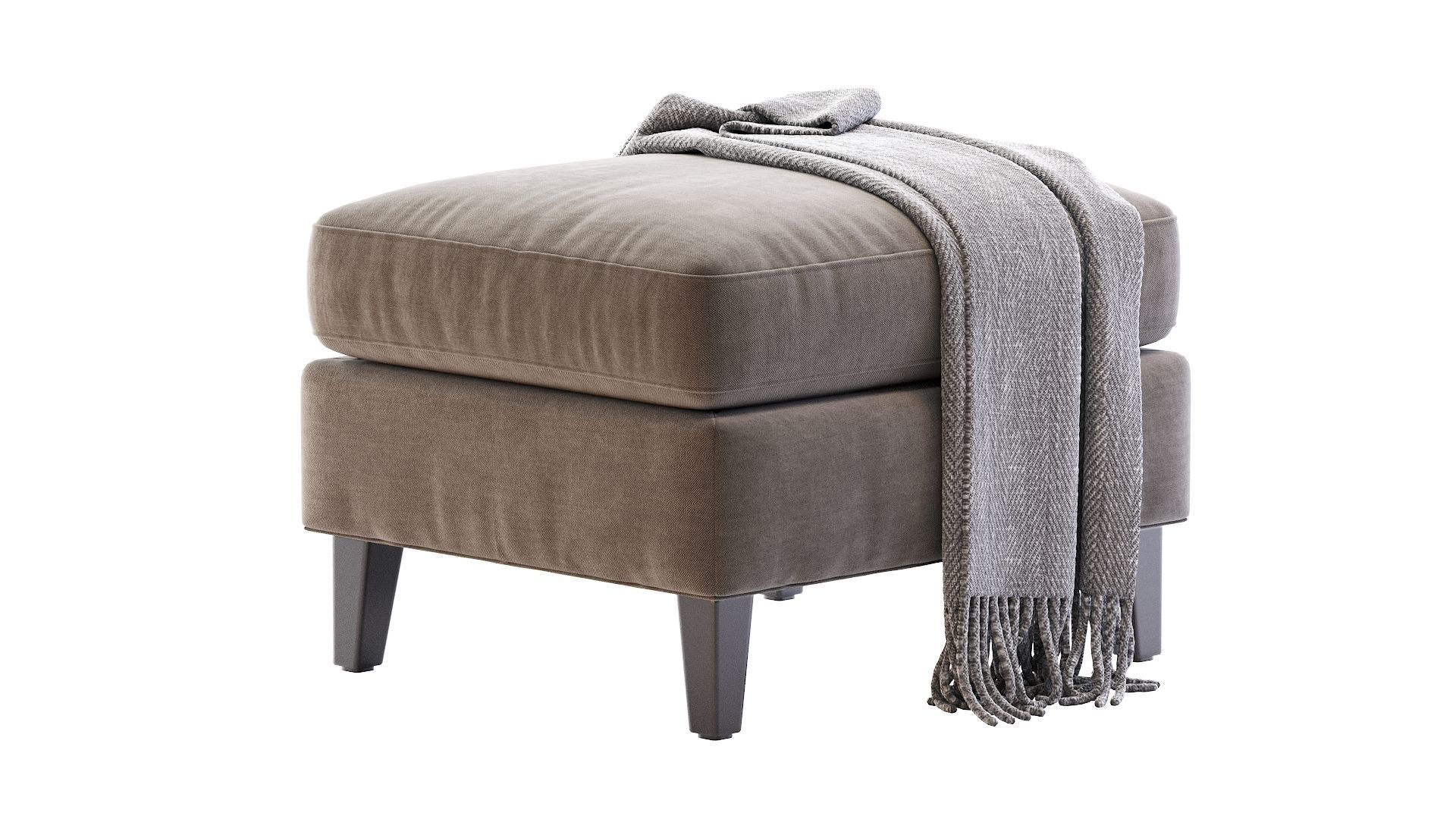 Pouf  Beverly  3D model_2