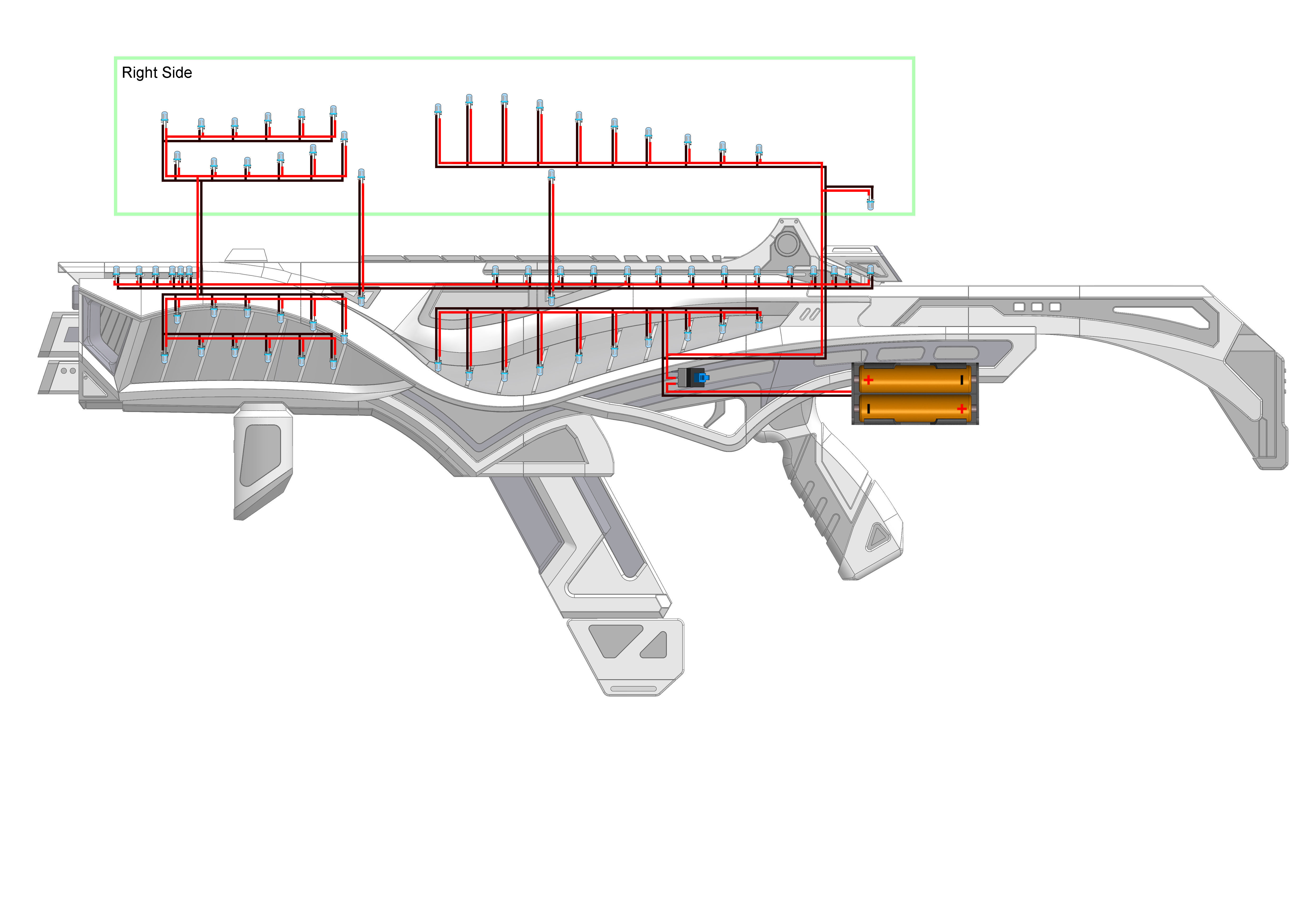 R-99 Cutting Edge - APEX - Printable 3d model - STL 3D print model_21