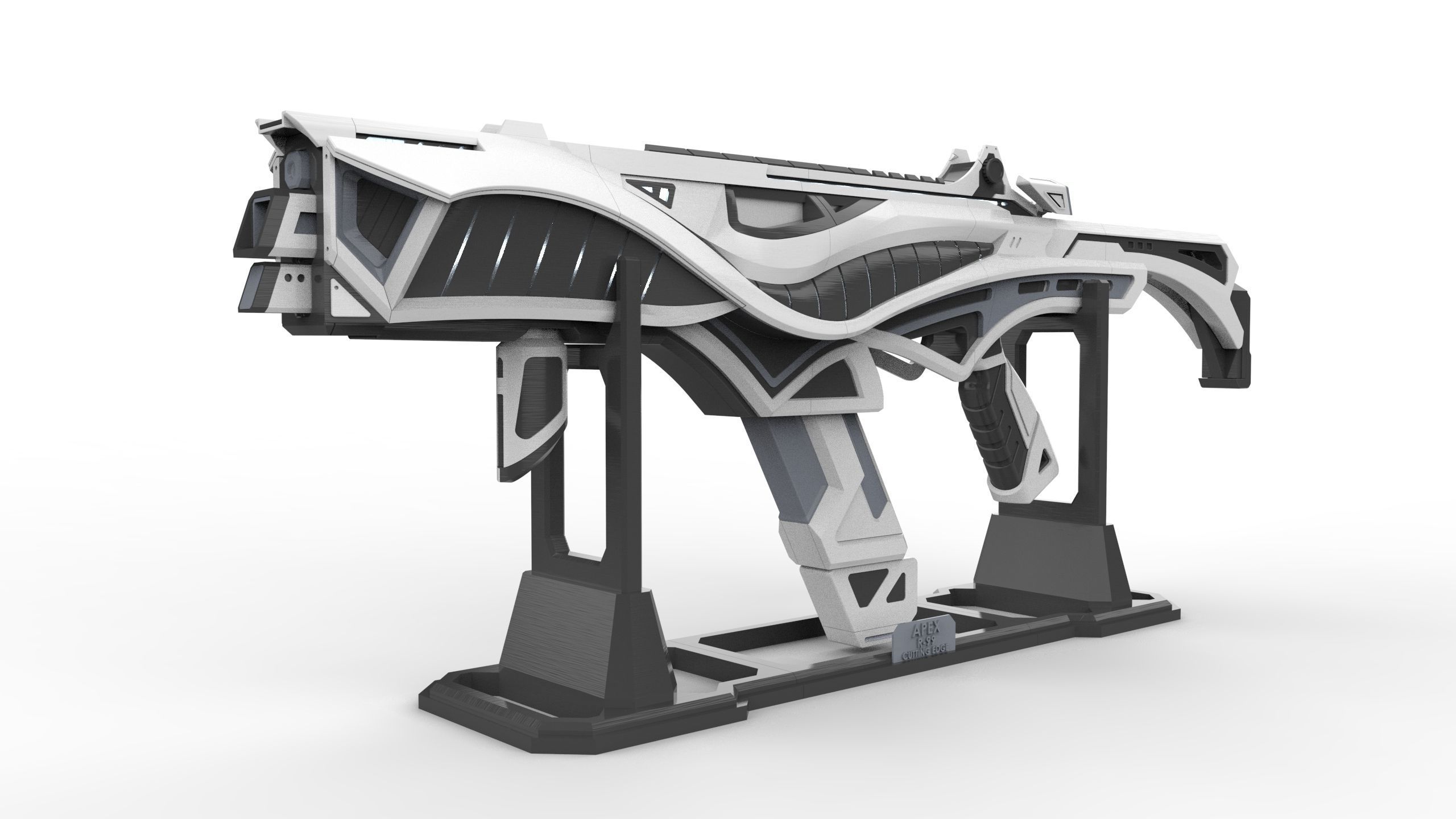 R-99 Cutting Edge - APEX - Printable 3d model - STL 3D print model_2
