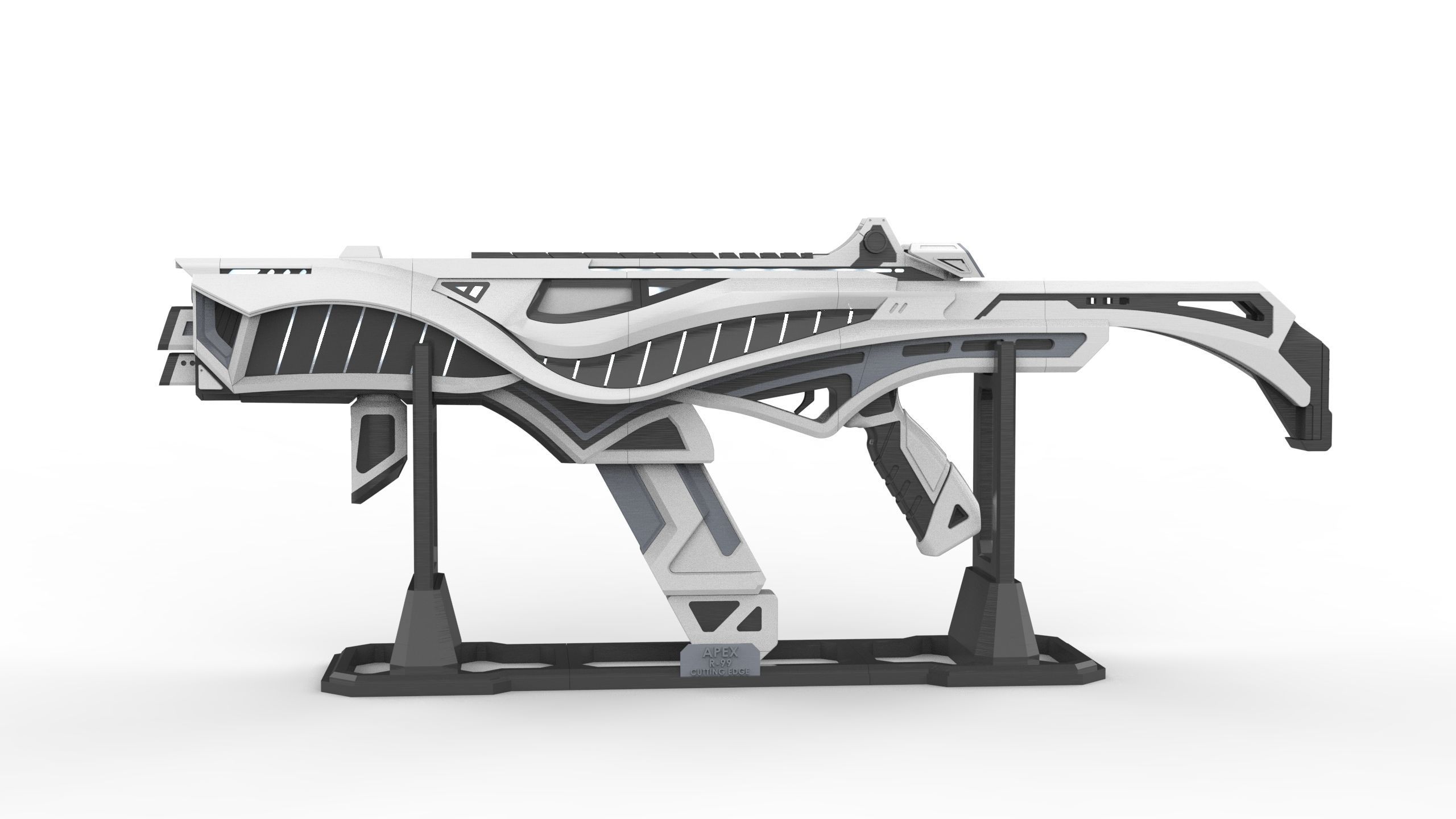 R-99 Cutting Edge - APEX - Printable 3d model - STL 3D print model_3