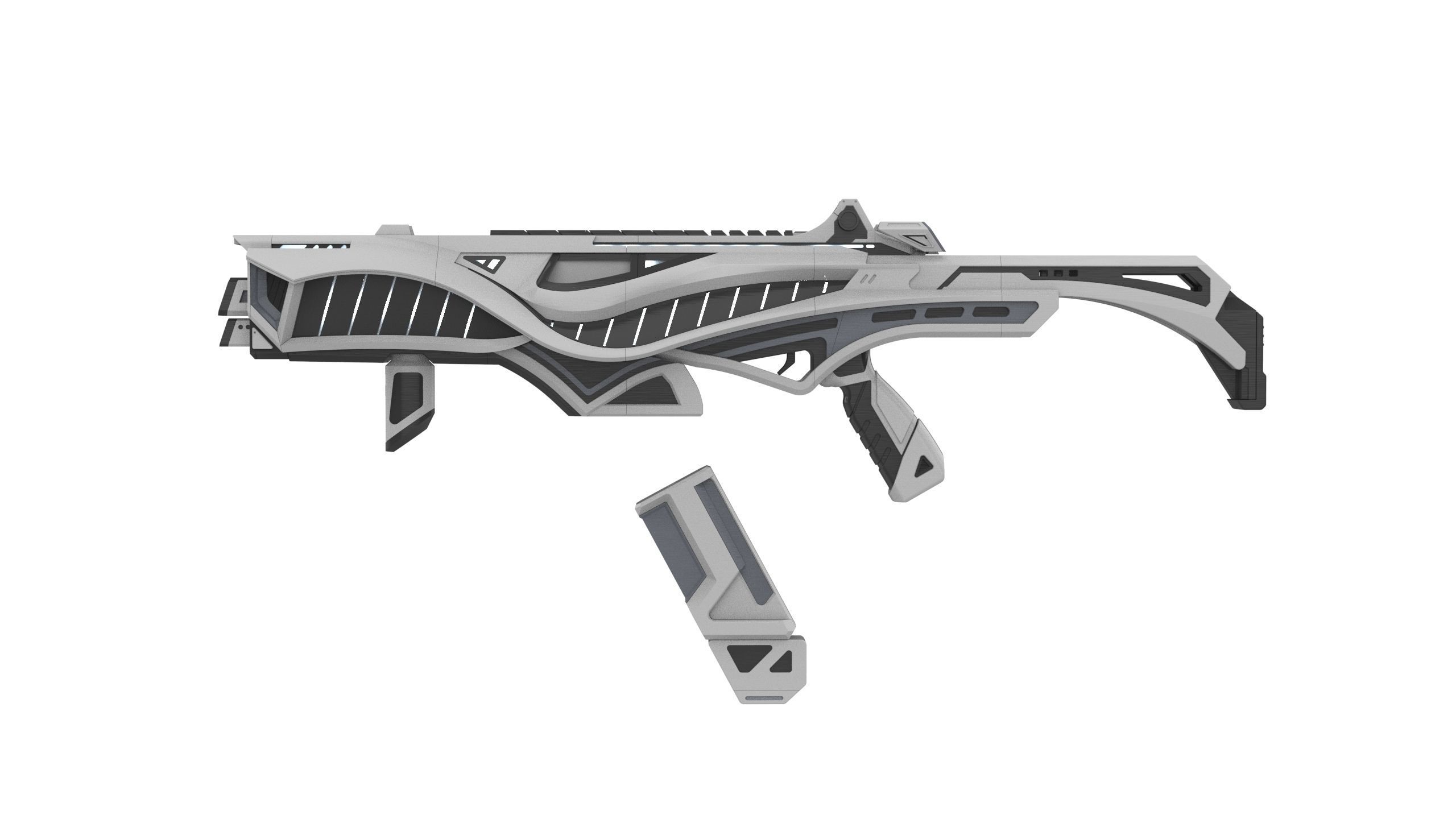 R-99 Cutting Edge - APEX - Printable 3d model - STL 3D print model_6