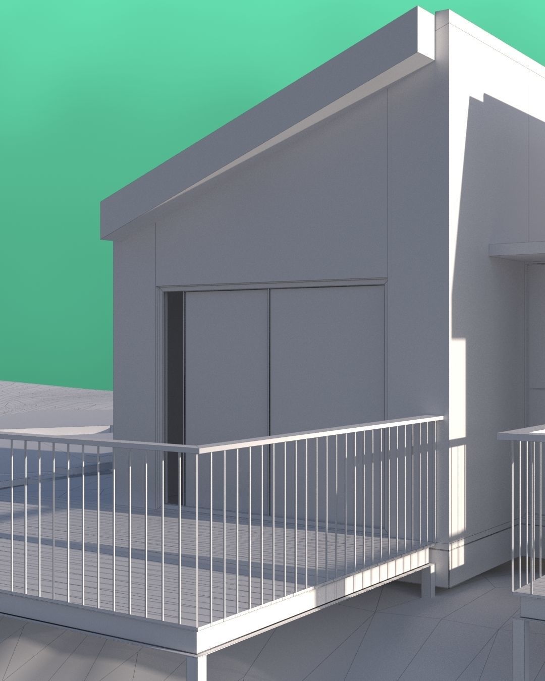 Complete House - El Retiro Cabin 3D model_9