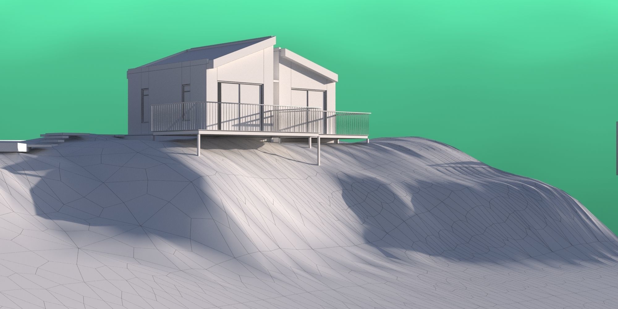 Complete House - El Retiro Cabin 3D model_6