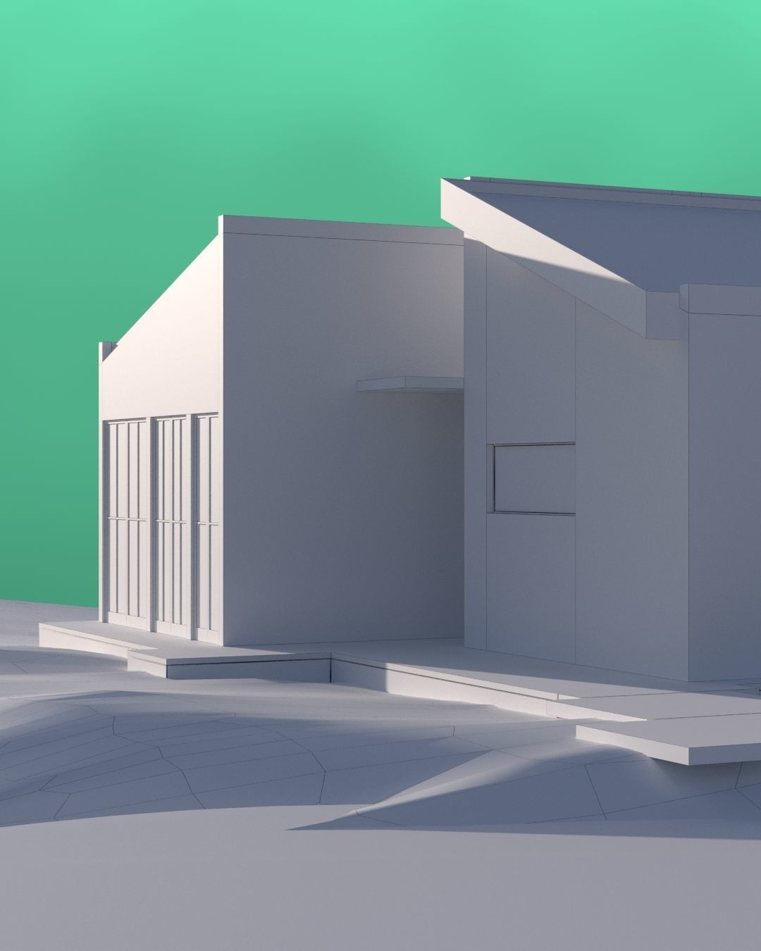 Complete House - El Retiro Cabin 3D model_7