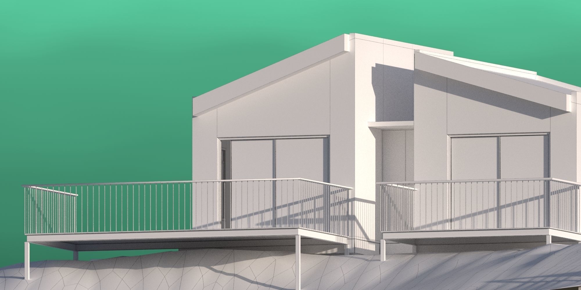Complete House - El Retiro Cabin 3D model_10