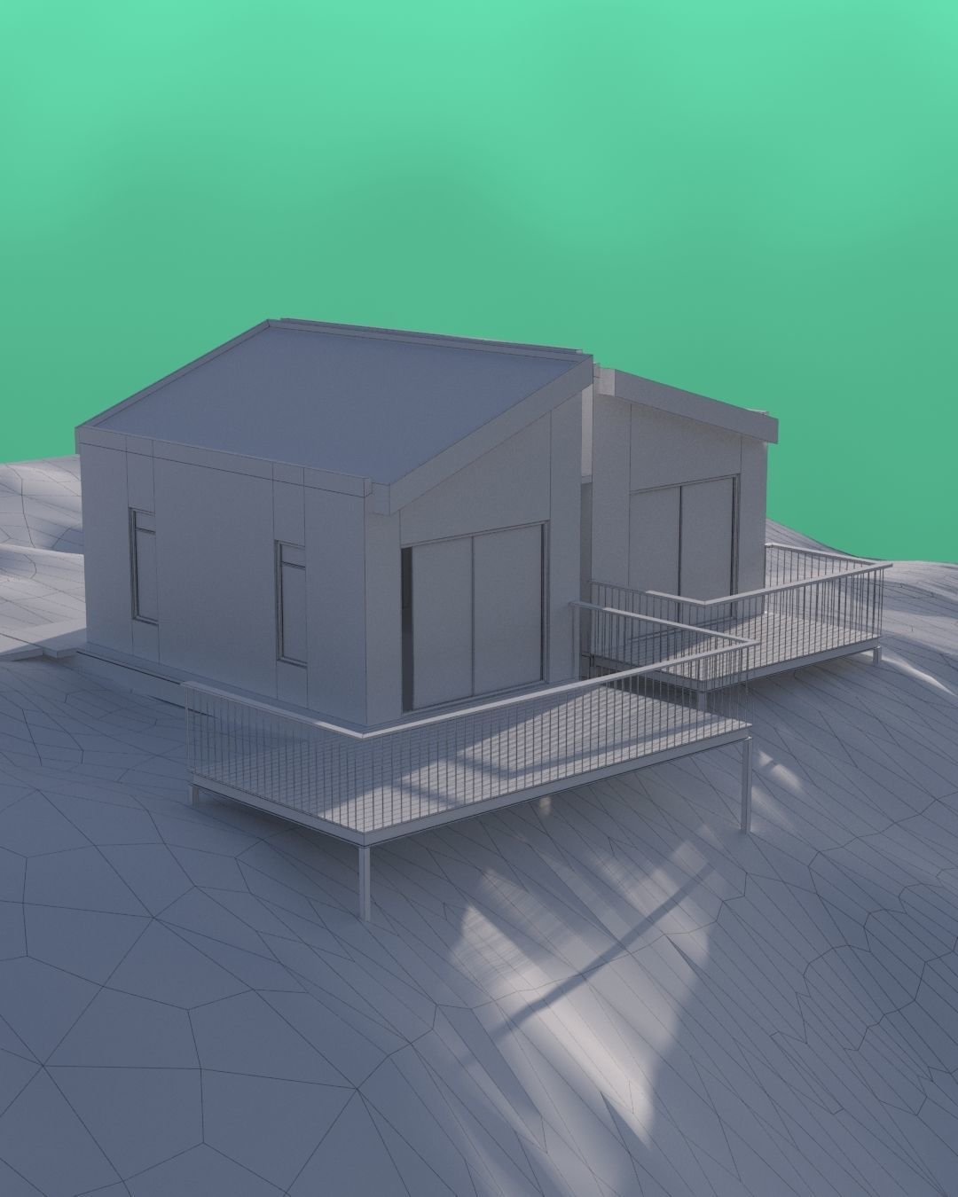 Complete House - El Retiro Cabin 3D model_8