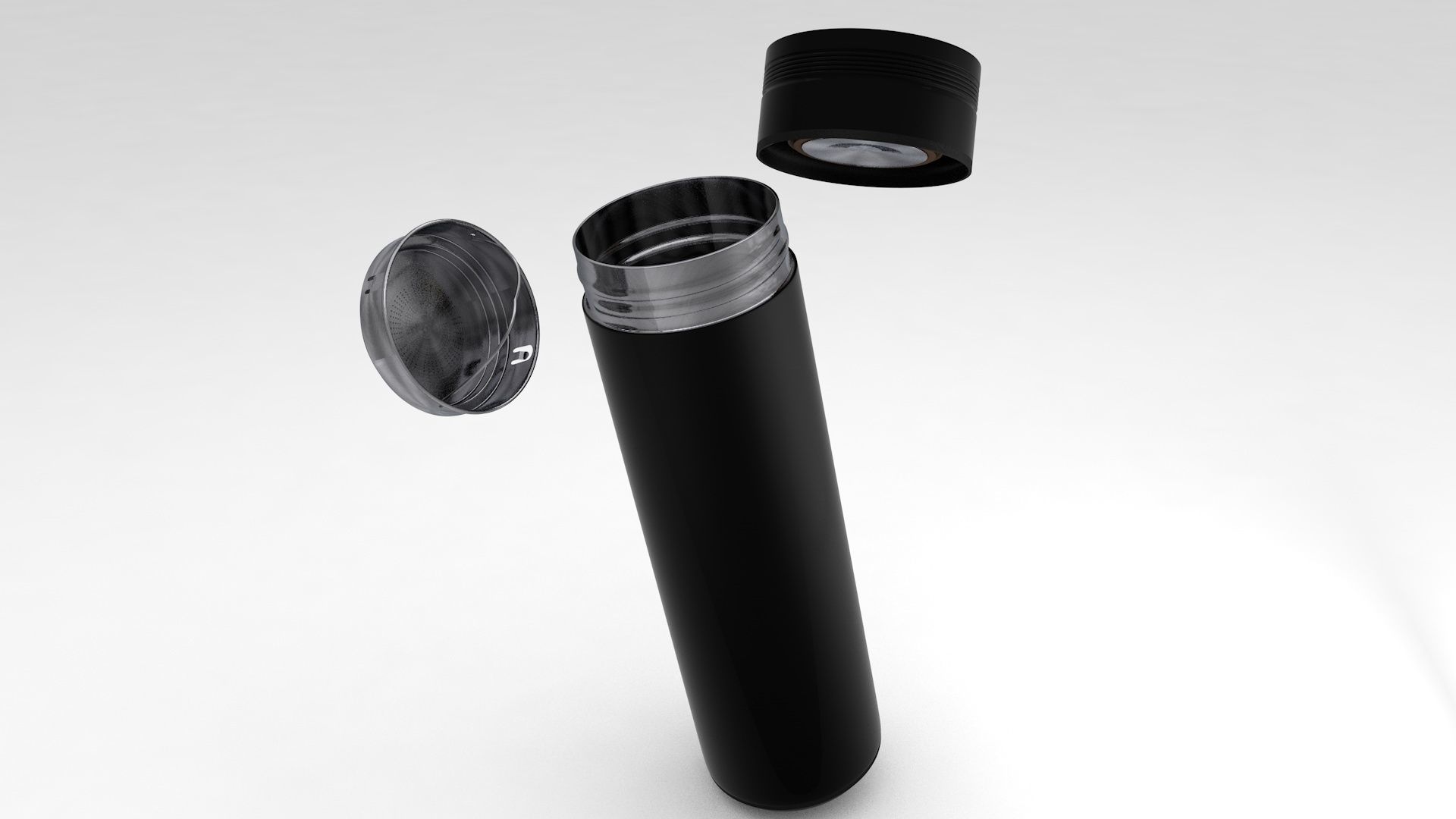 Thermo tube 3D model_4