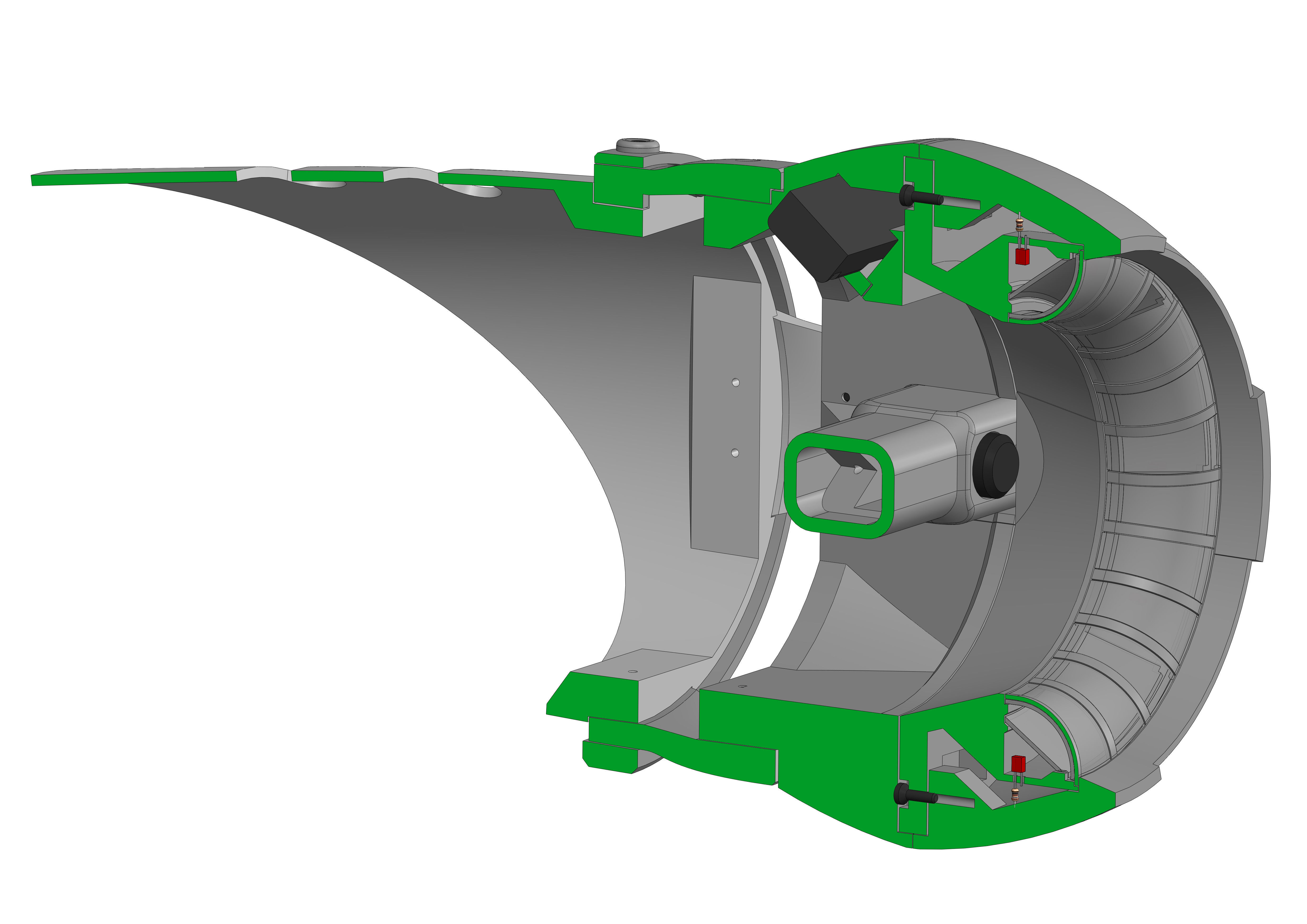 Hand Cannon 33rd Century - Star Trek - Printable 3d model - STL 3D print model_11