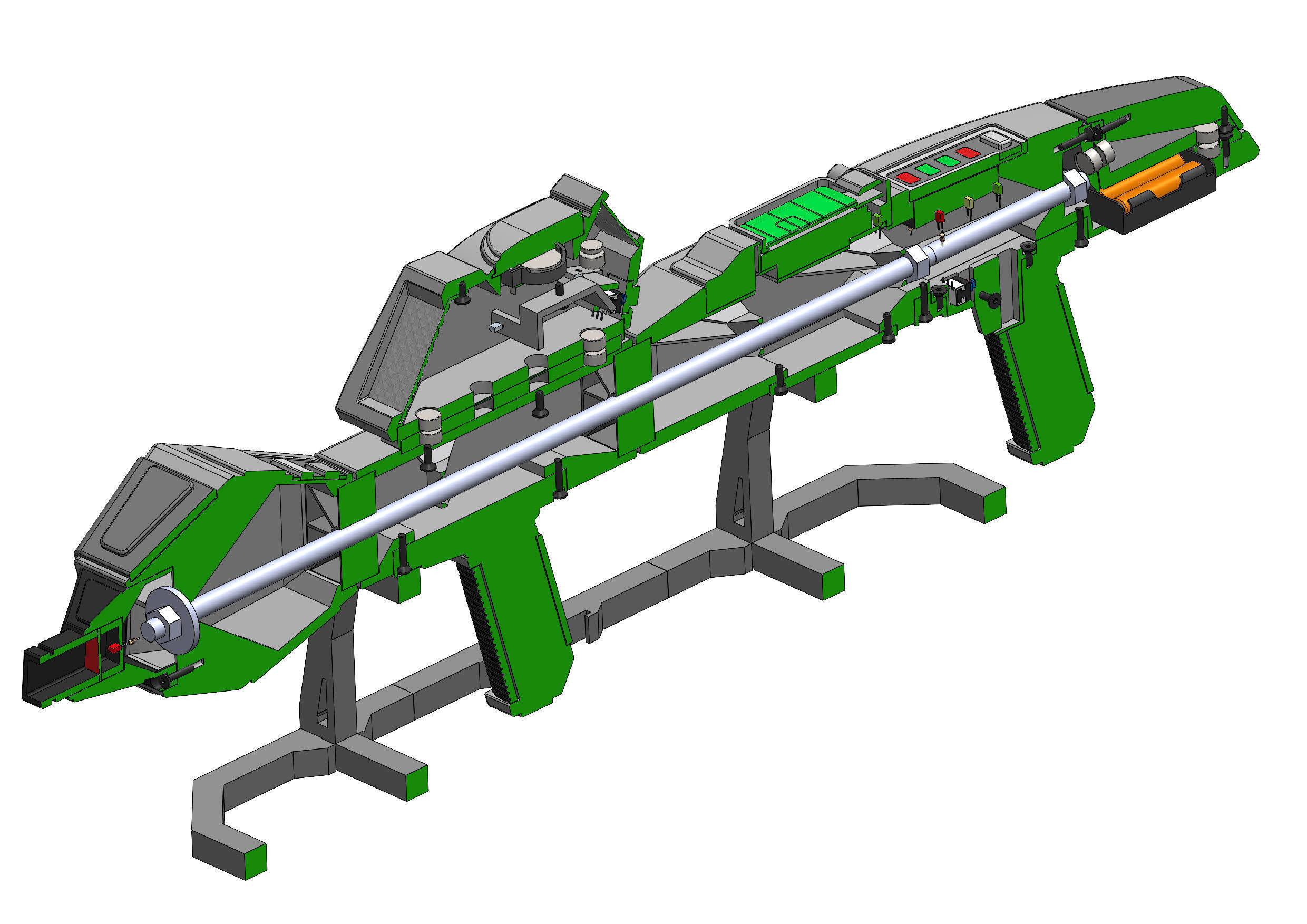 Type 3 Next Gen Phaser - Star Trek - Printable 3d model - STL 3D print model_10