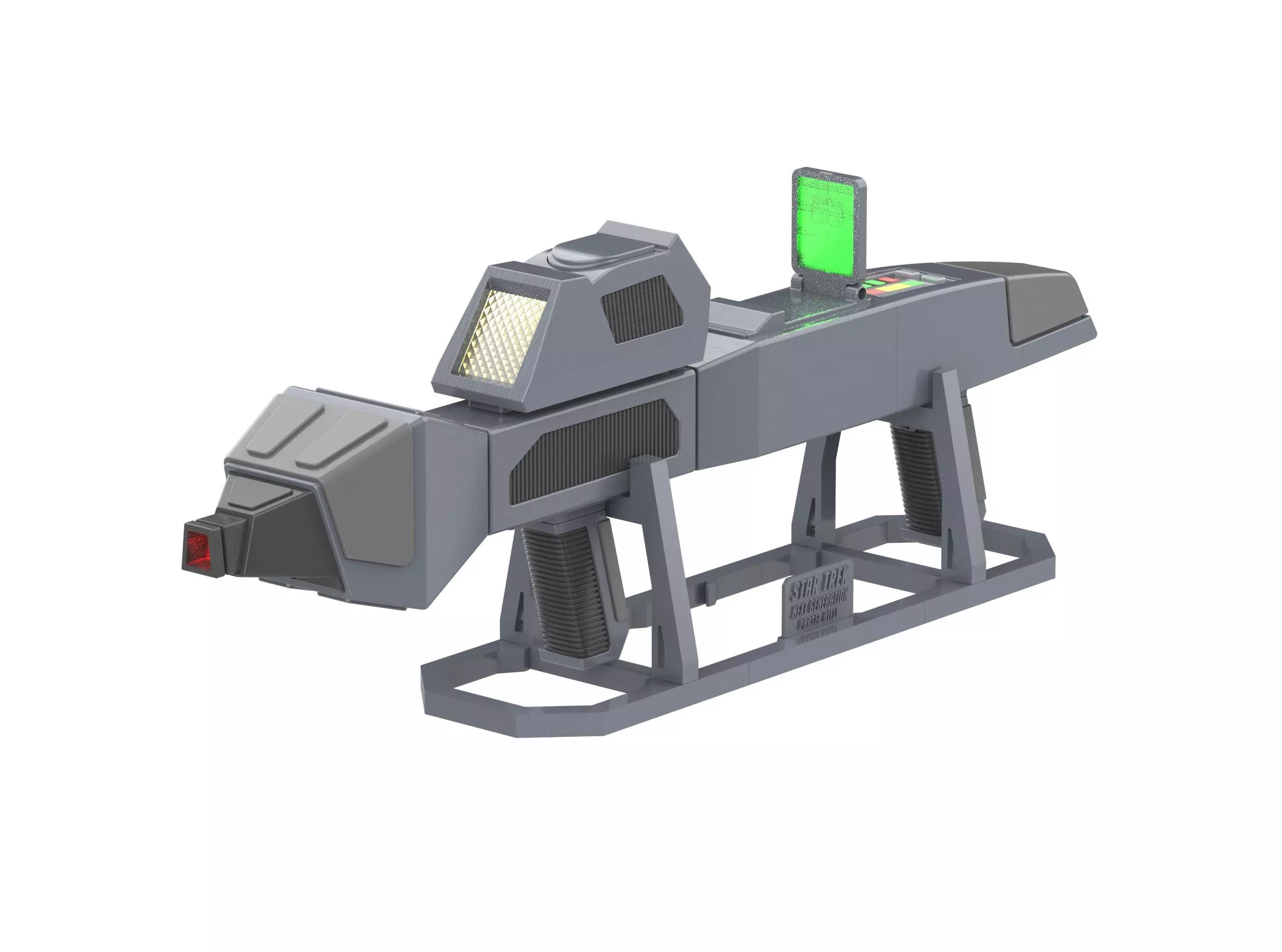 Type 3 Next Gen Phaser - Star Trek - Printable 3d model - STL 3D print model_0