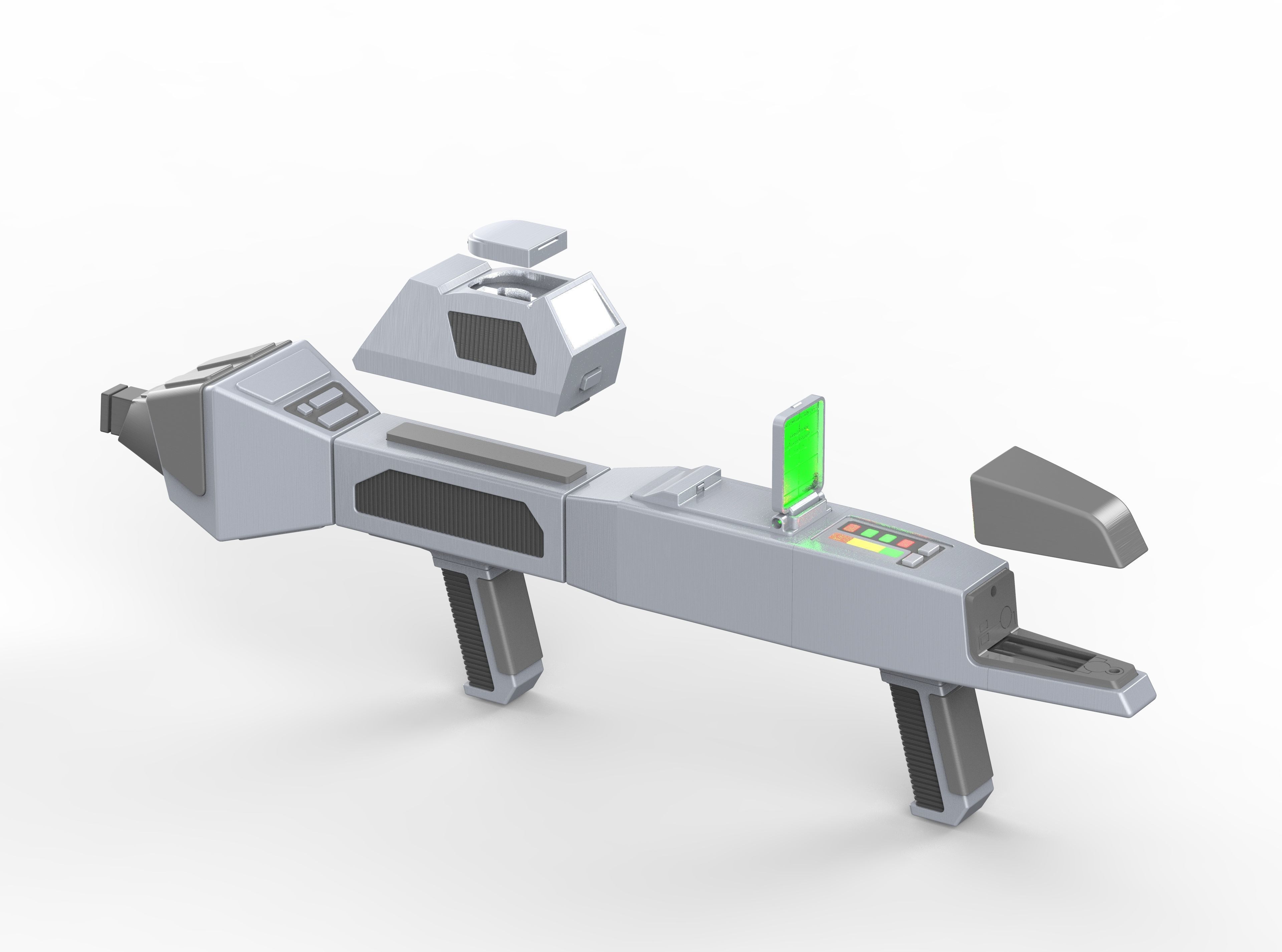 Type 3 Next Gen Phaser - Star Trek - Printable 3d model - STL 3D print model_6