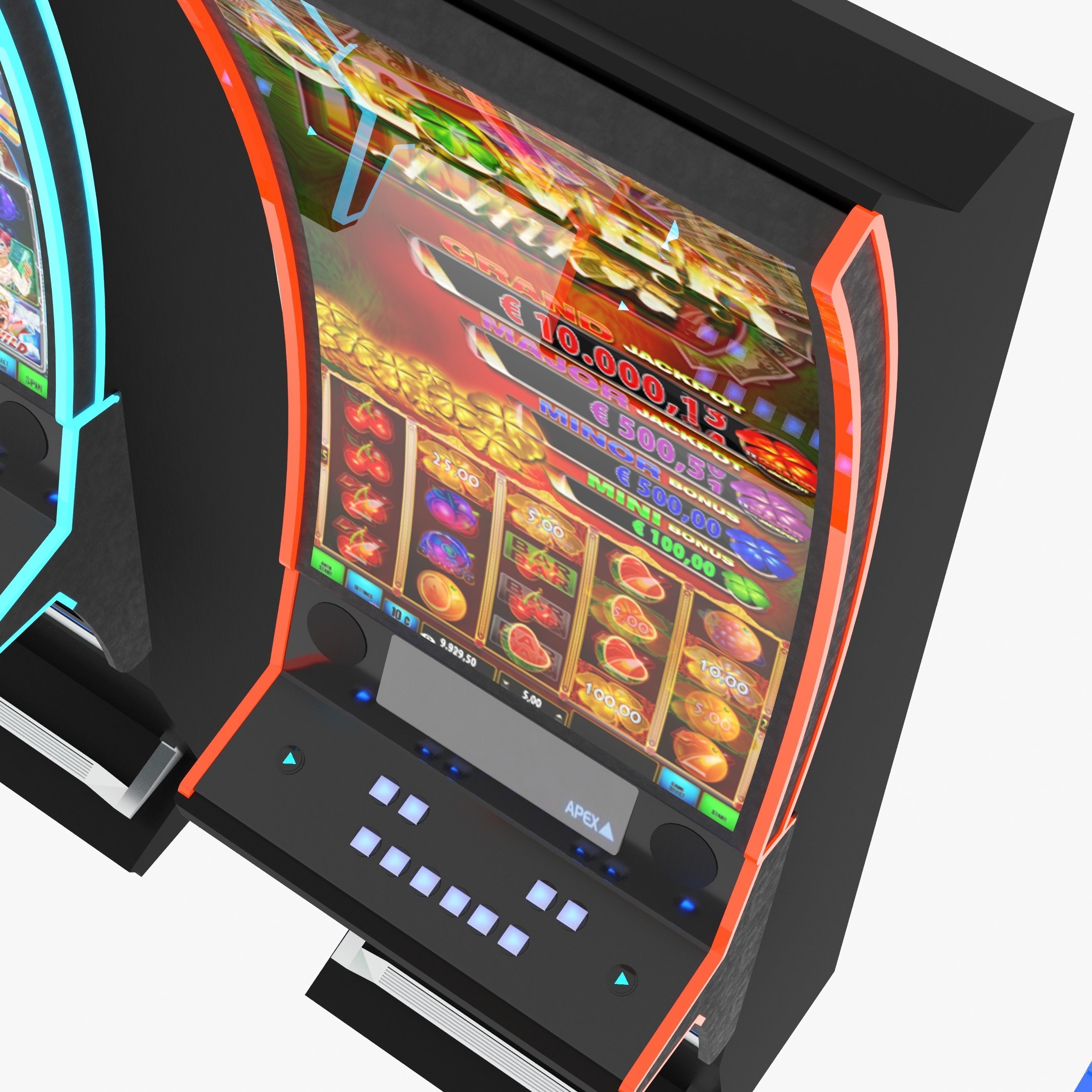 apex clover slot machine 3D model_17
