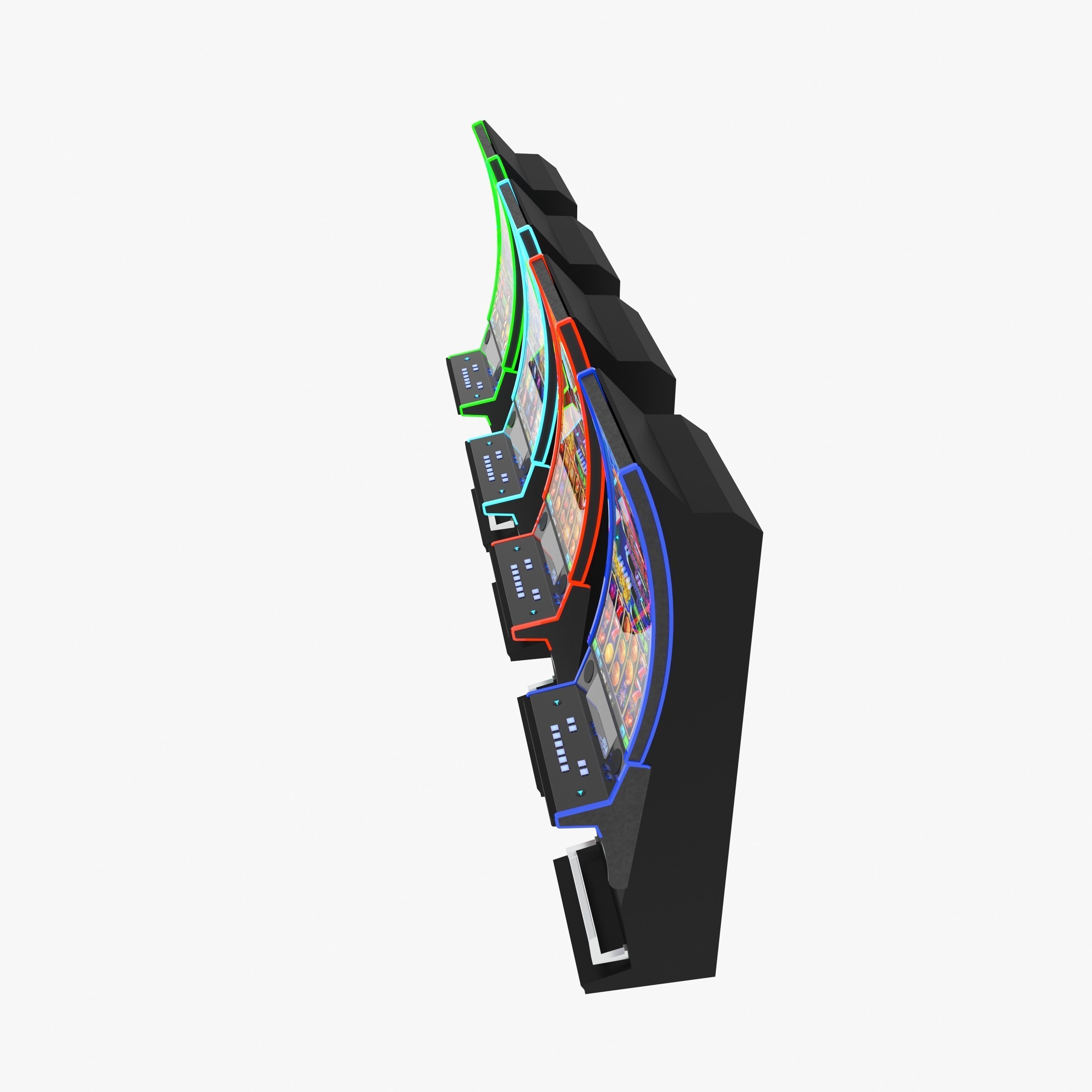 apex clover slot machine 3D model_22