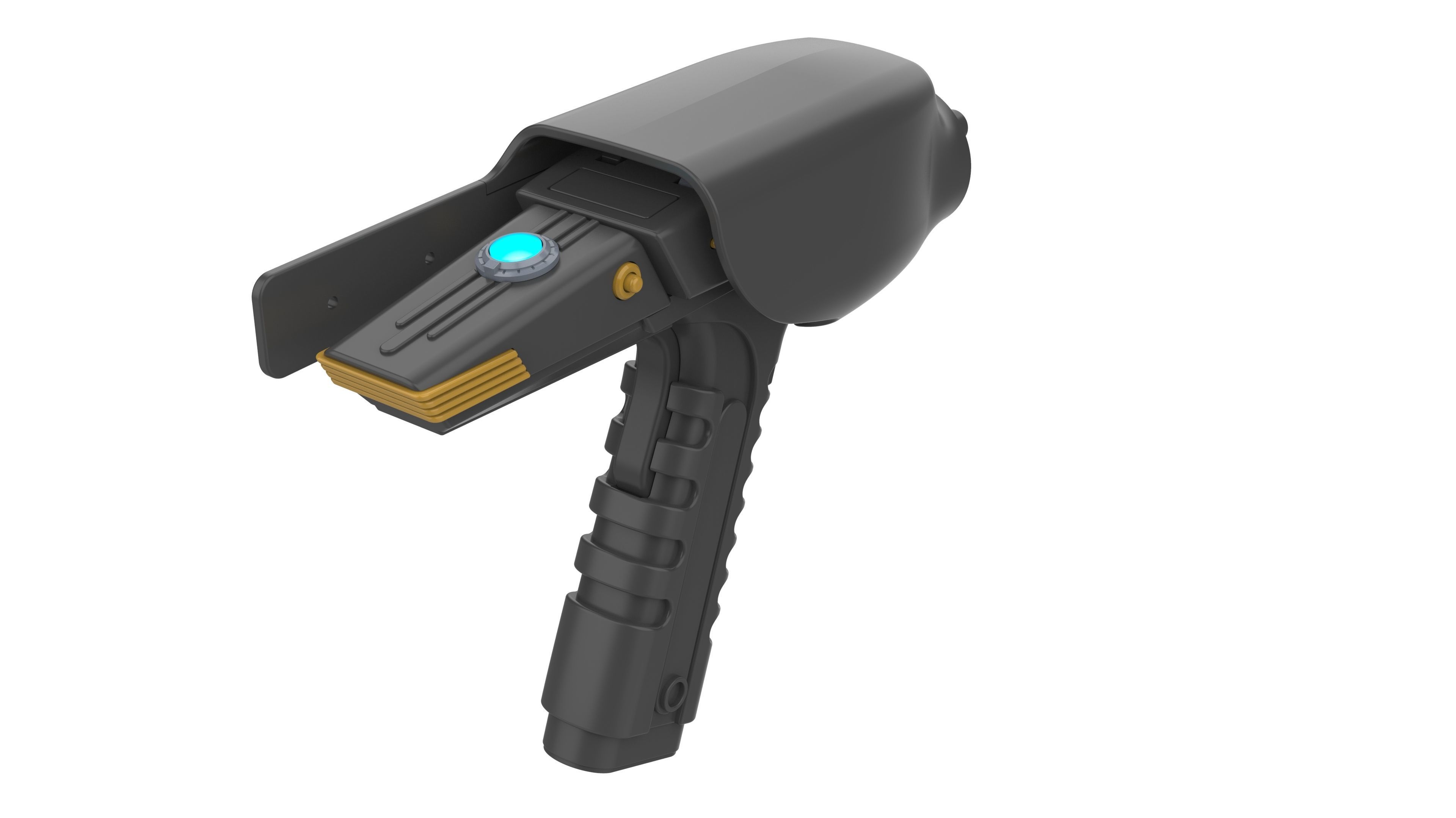 Discovery Phaser - Star Trek - Printable 3d model - STL 3D print model_18