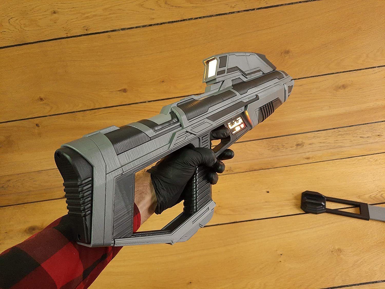Starfleet Phaser - Star Trek Picard - Printable 3d model - STL 3D print model_17