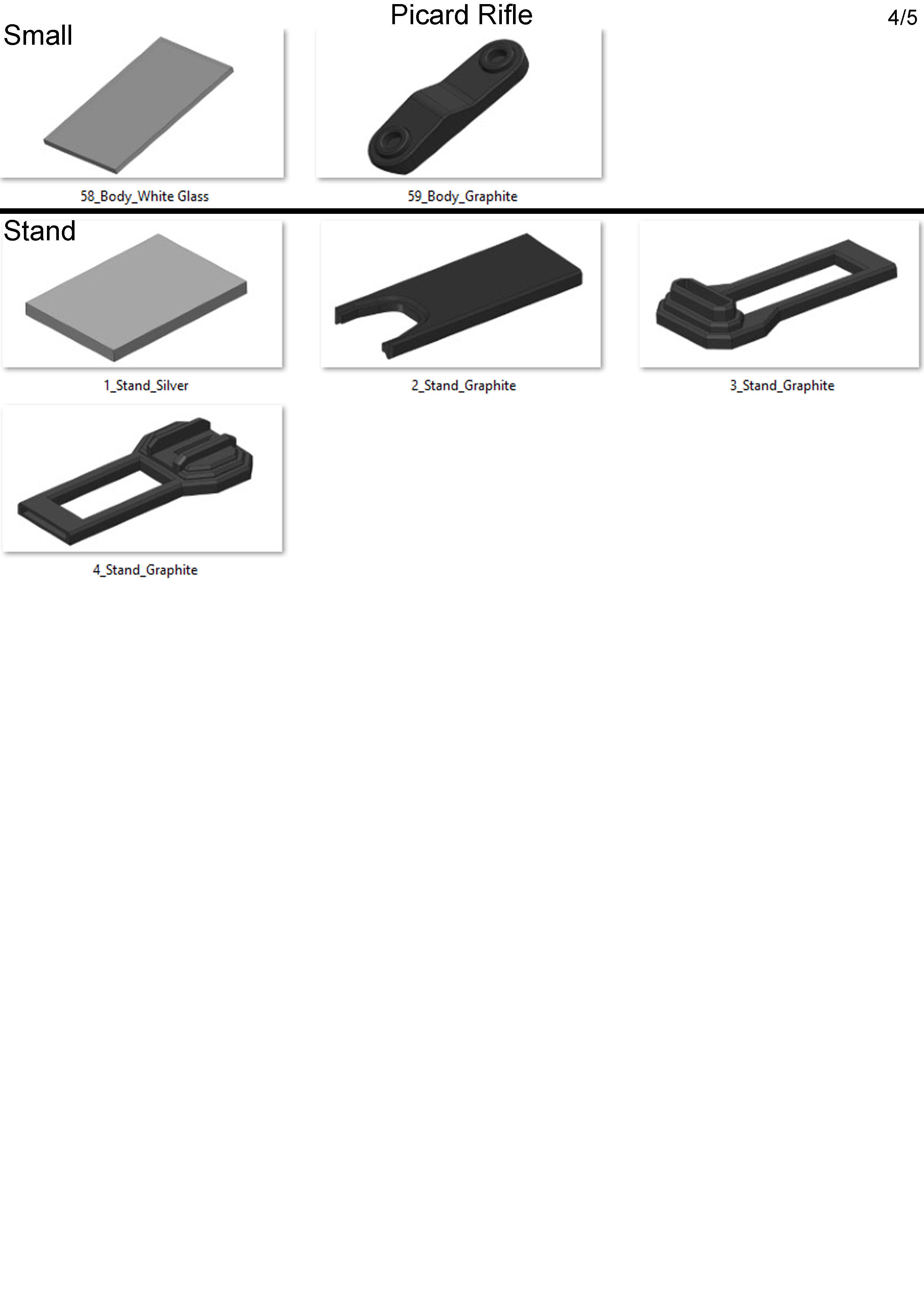 Starfleet Phaser - Star Trek Picard - Printable 3d model - STL 3D print model_10